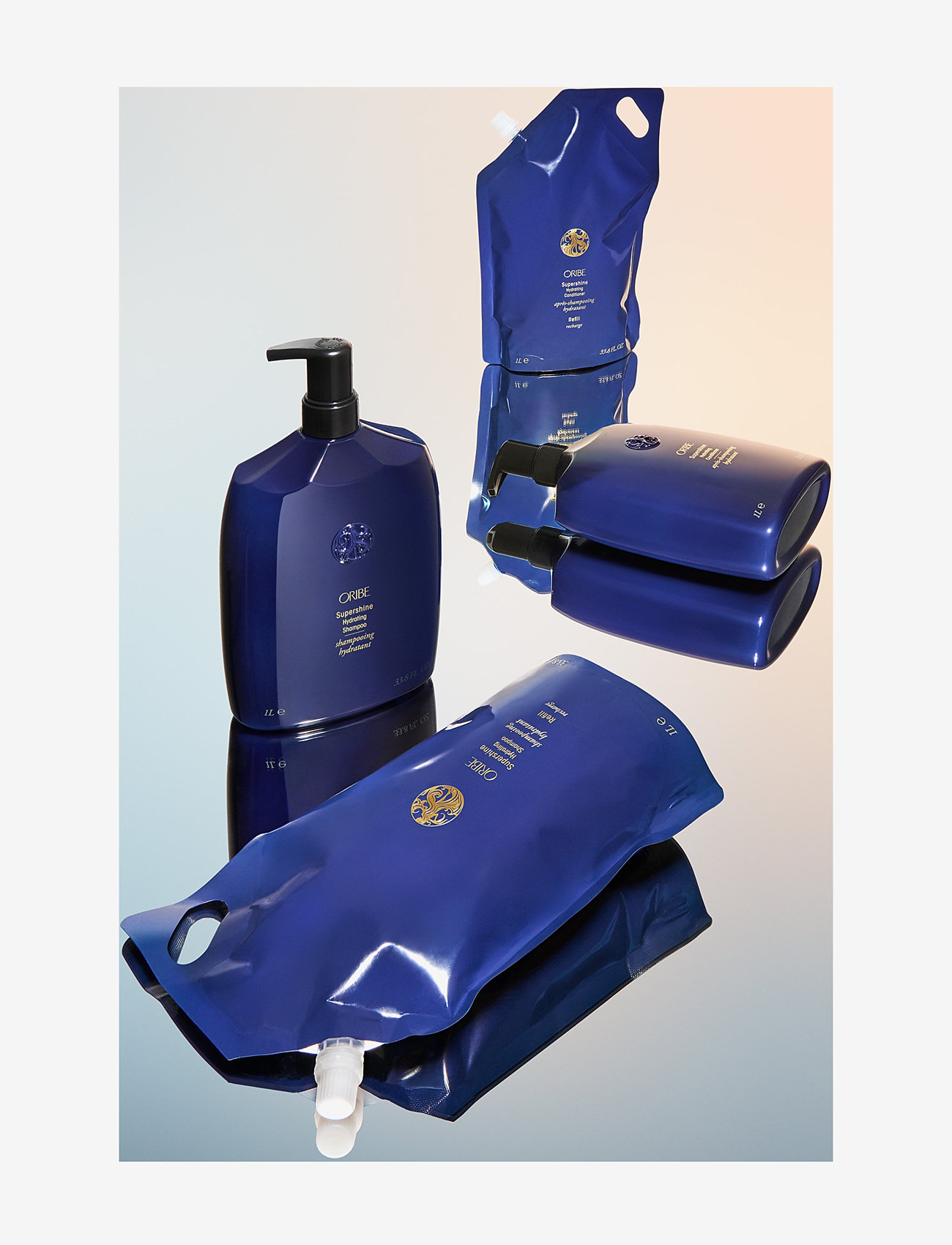 Oribe - Supershine Hydrating Conditioner Liter Refill - balsam - clear - 4