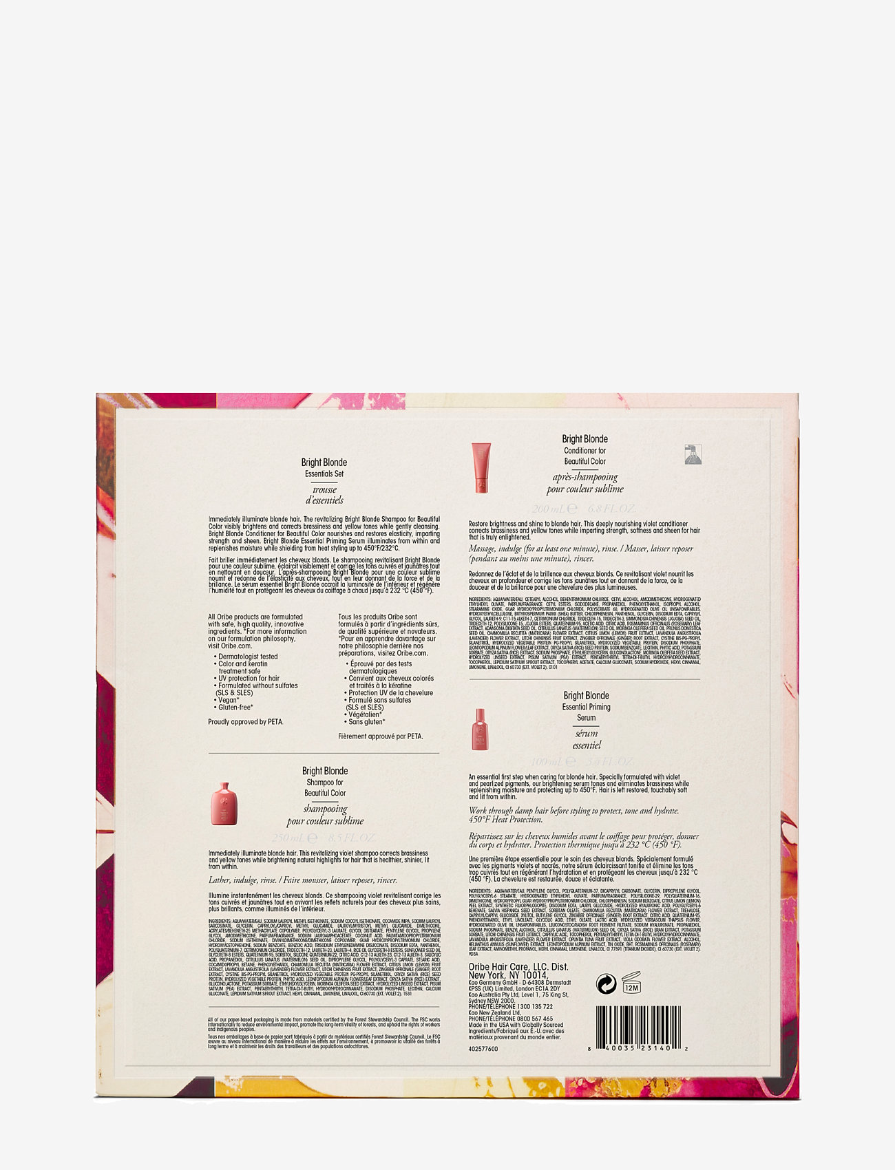 Oribe - Bright Blonde Essentials Set - behandling - clear - 3