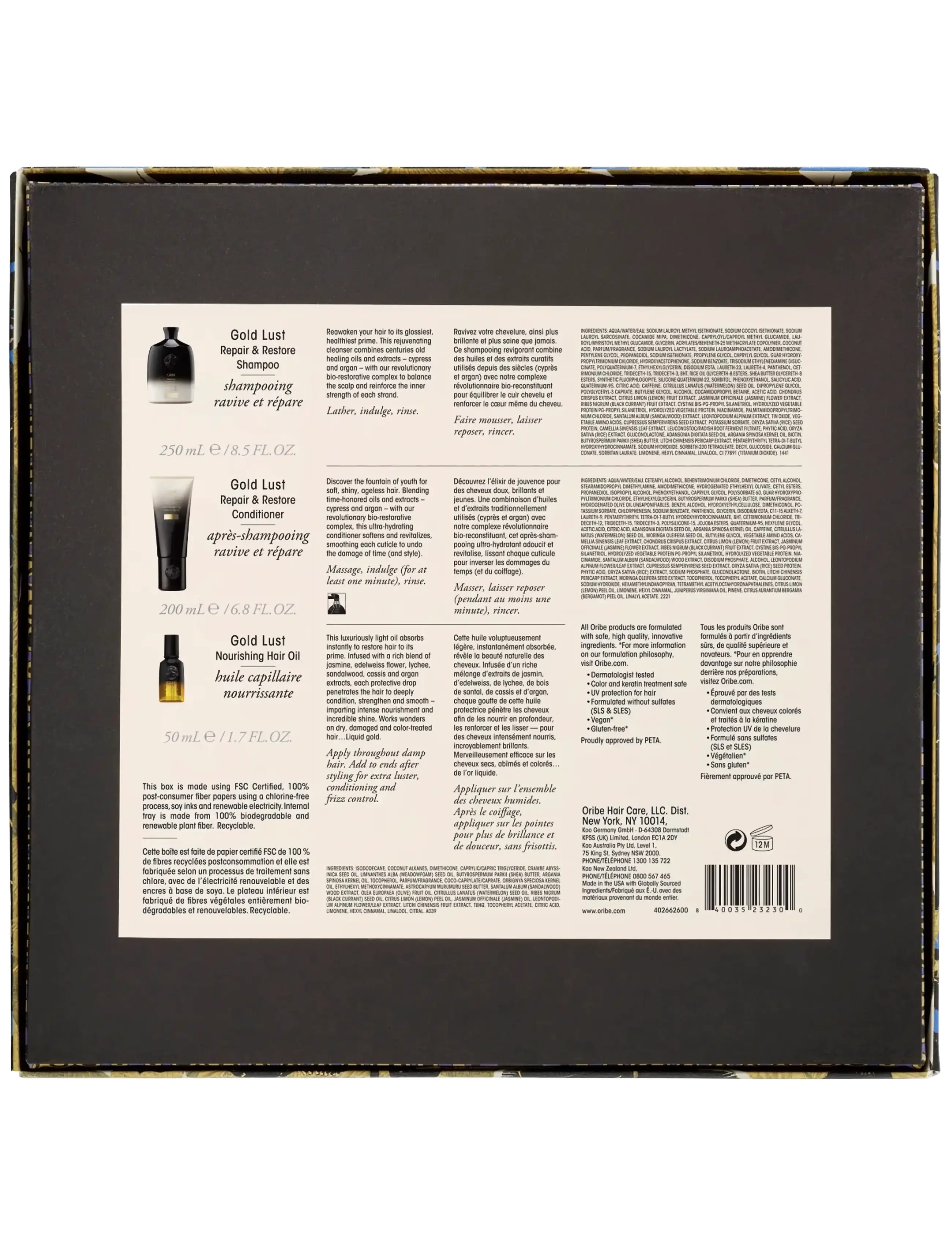 Oribe - Oribe Gold Lust Collection - gåvoset - clear - 2