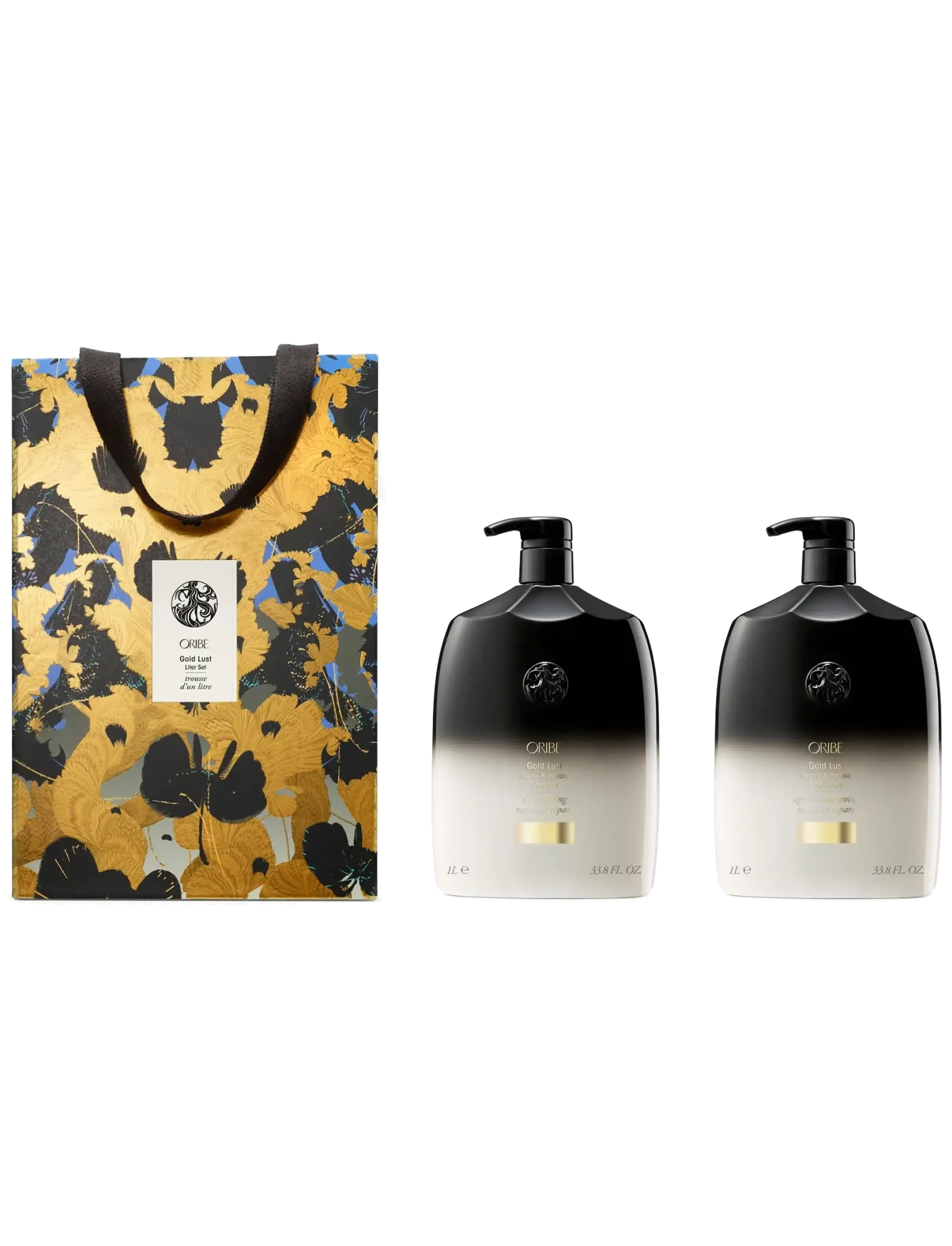 Oribe Gold Lust Liter Set, Balsam, Nude, Str: 2000 ML