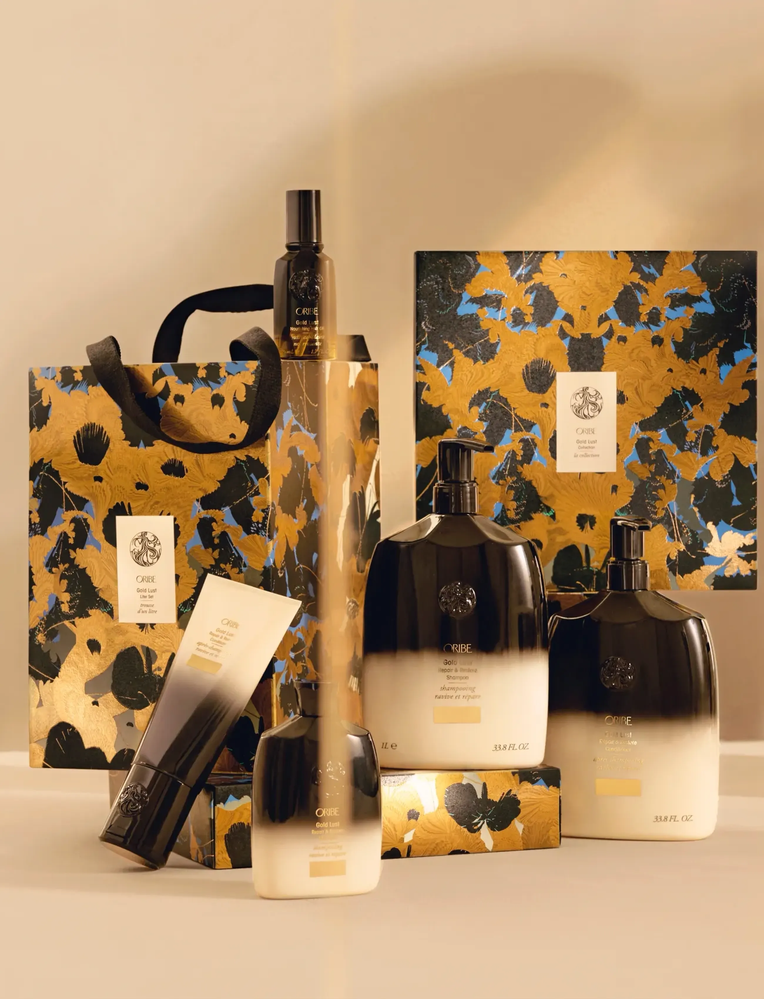 Oribe Oribe Gold Lust Liter Set, 2000 ml, Nude, Pleje > Balsam, Dame