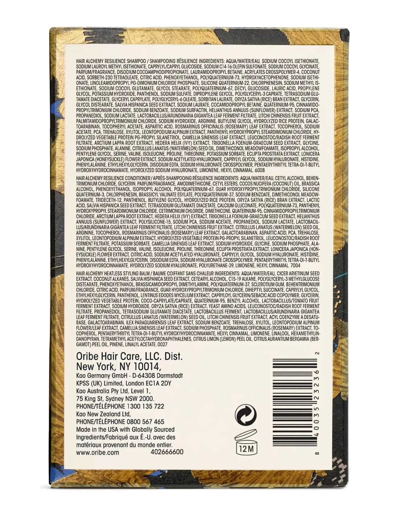 Oribe - Oribe Hair Alchemy Heatless Styling Set - til ham - clear - 2