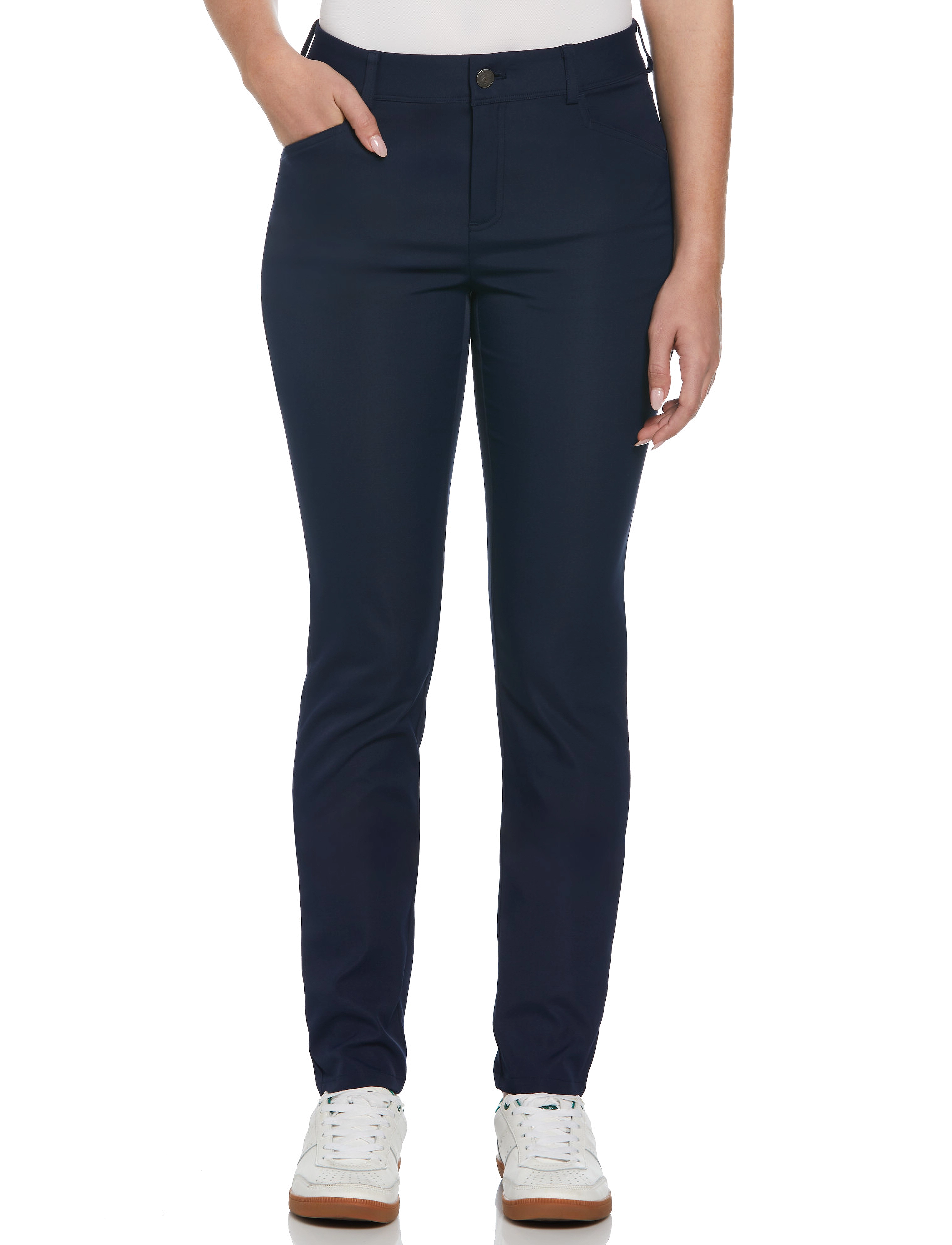 Original Penguin Golf Veronica 5-Pocket Pant, 6 x 29, Sport, Blau - Sport Pants, Frauen