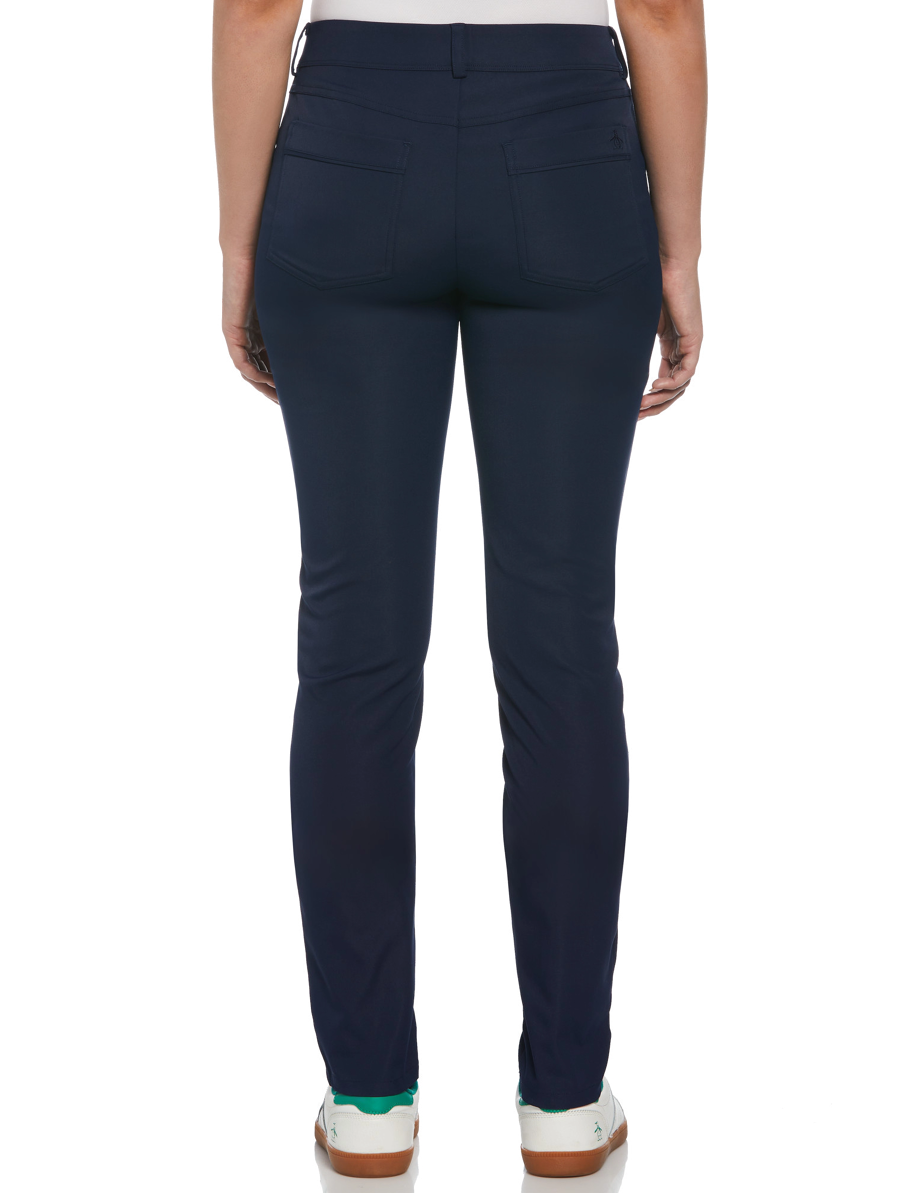 Original Penguin Golf - Veronica 5-Pocket Full Length Slim Leg Pant - golfhosen - black iris - 3