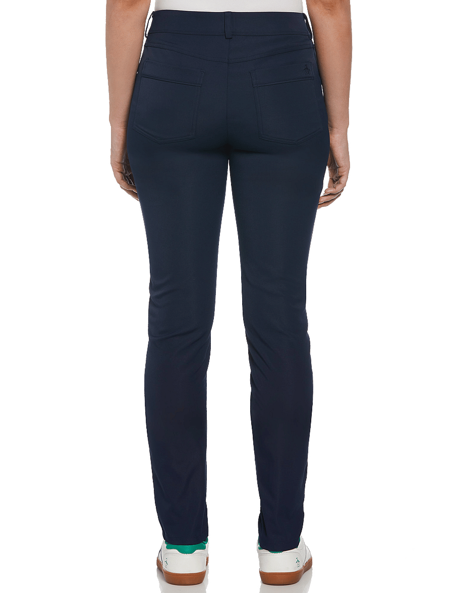 Original Penguin Golf - Veronica 5-Pocket Full Length Slim Leg Pant - golfhosen - black iris - 3