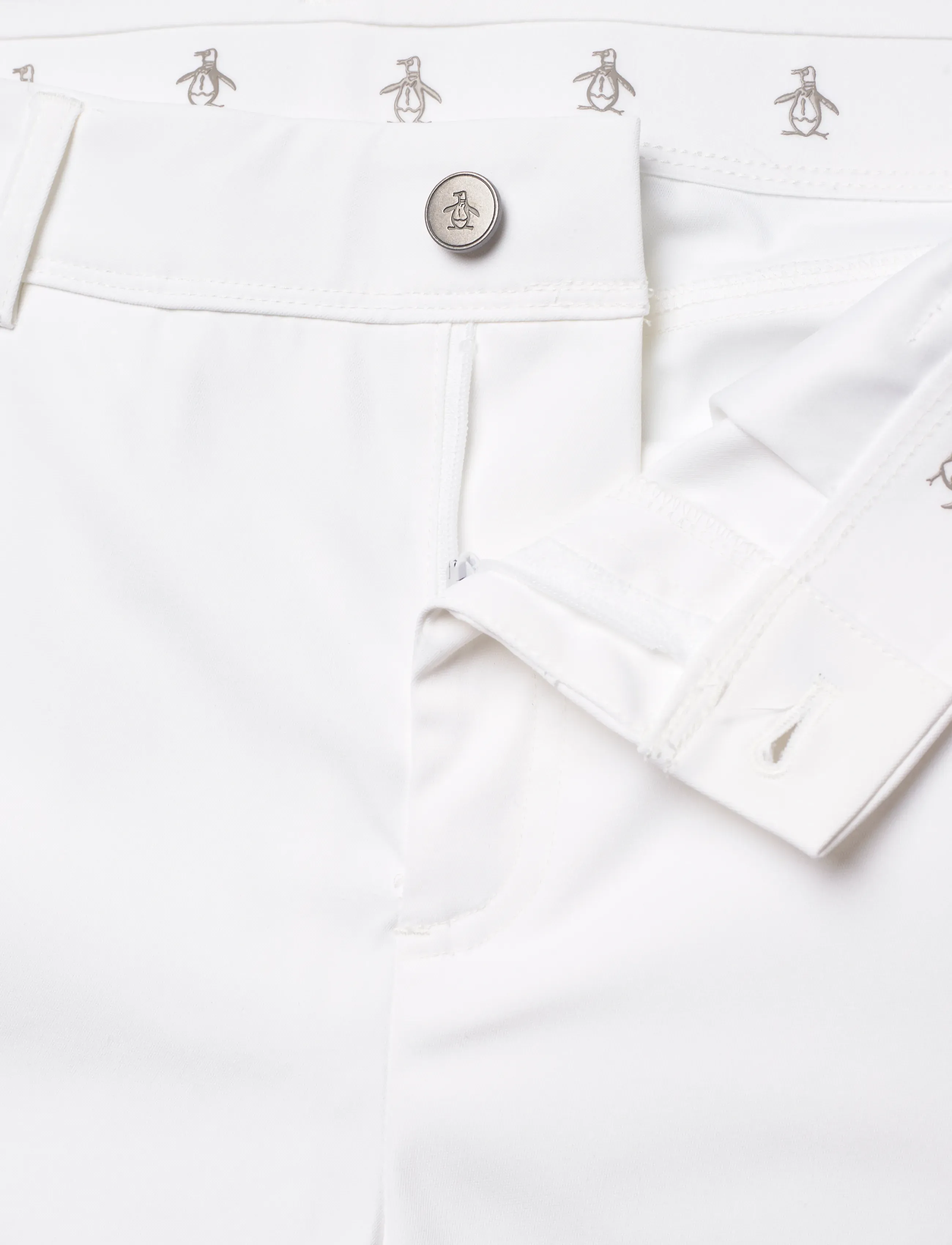 Original Penguin Golf - Veronica 5-Pocket Full Length Slim Leg Pant - golf pants - bright white - 3