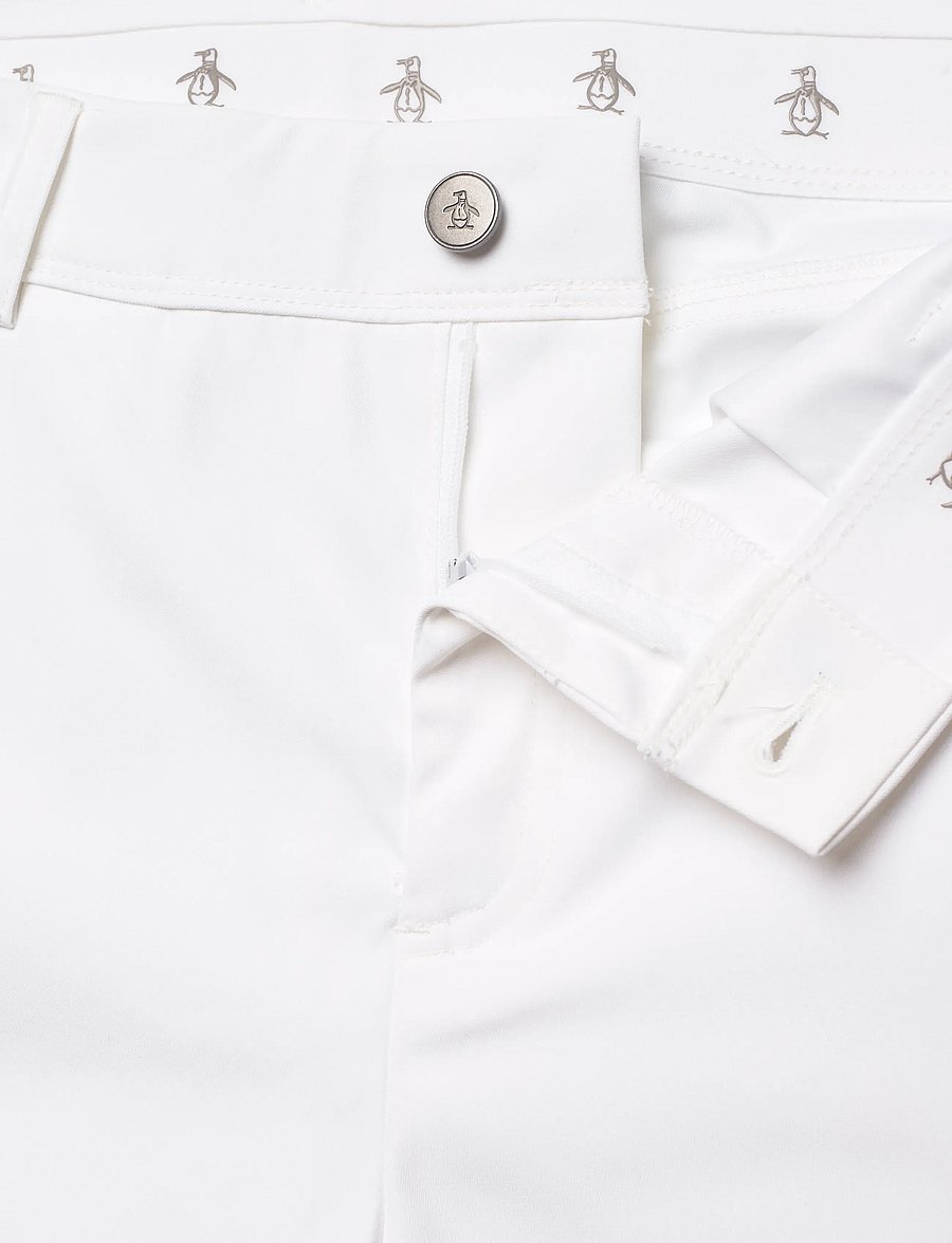 Original Penguin Golf - Veronica 5-Pocket Full Length Slim Leg Pant - golfhosen - bright white - 3