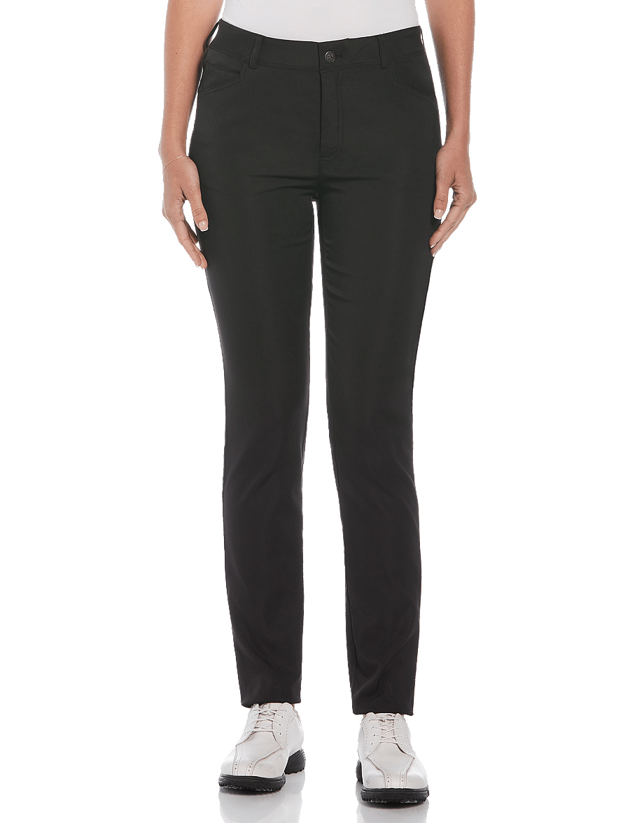 Original Penguin Golf - Veronica 5-Pocket Full Length Slim Leg Pant - golfhosen - caviar - 0