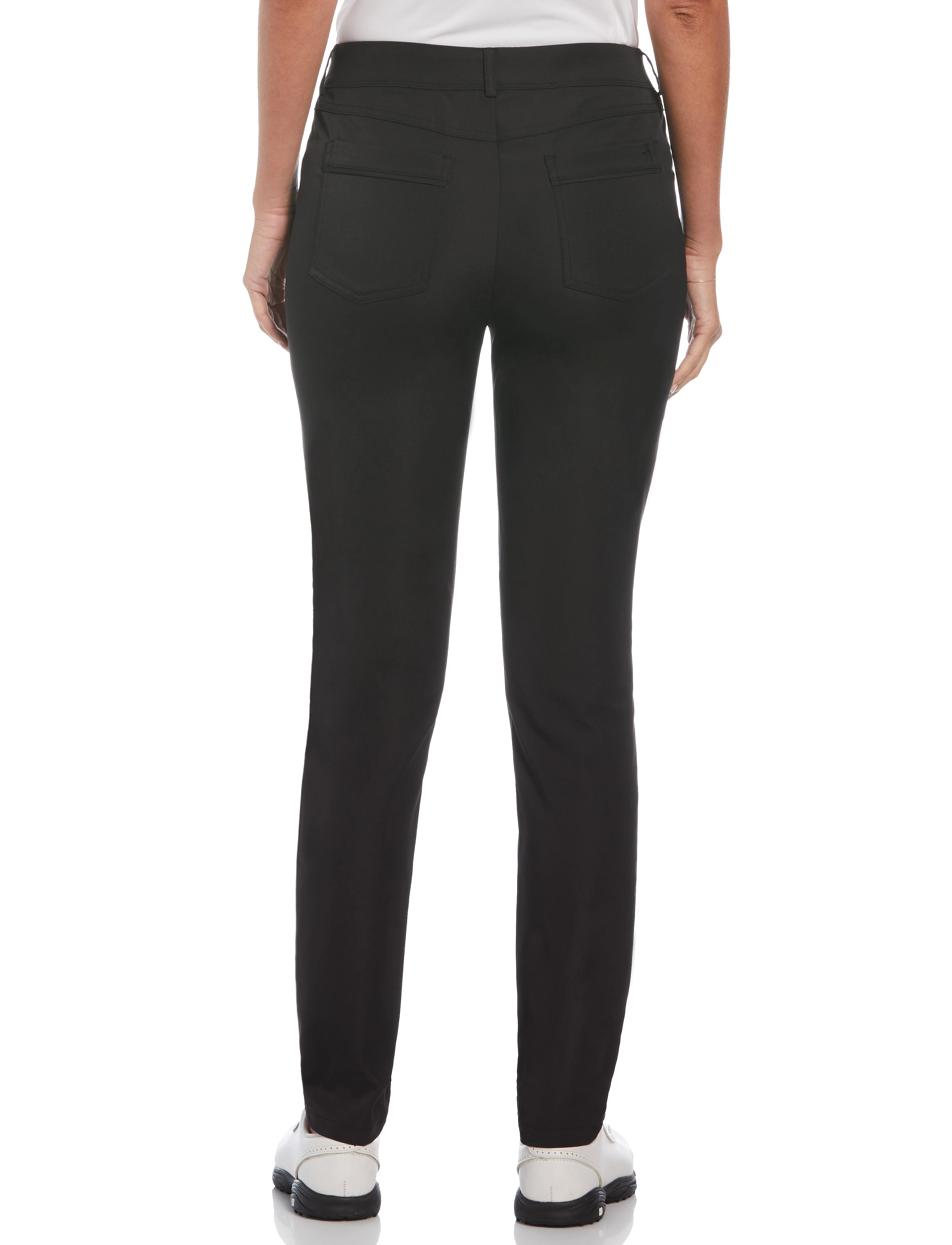 Original Penguin Golf - Veronica 5-Pocket Full Length Slim Leg Pant - golf pants - caviar - 3