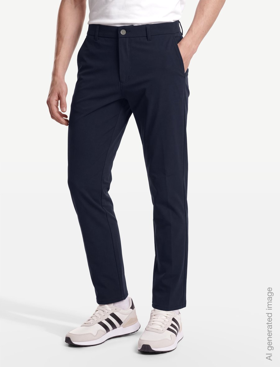 Original Penguin Golf - POLAR PETE THERMAL TROUSER - golfbukser - black iris - 3