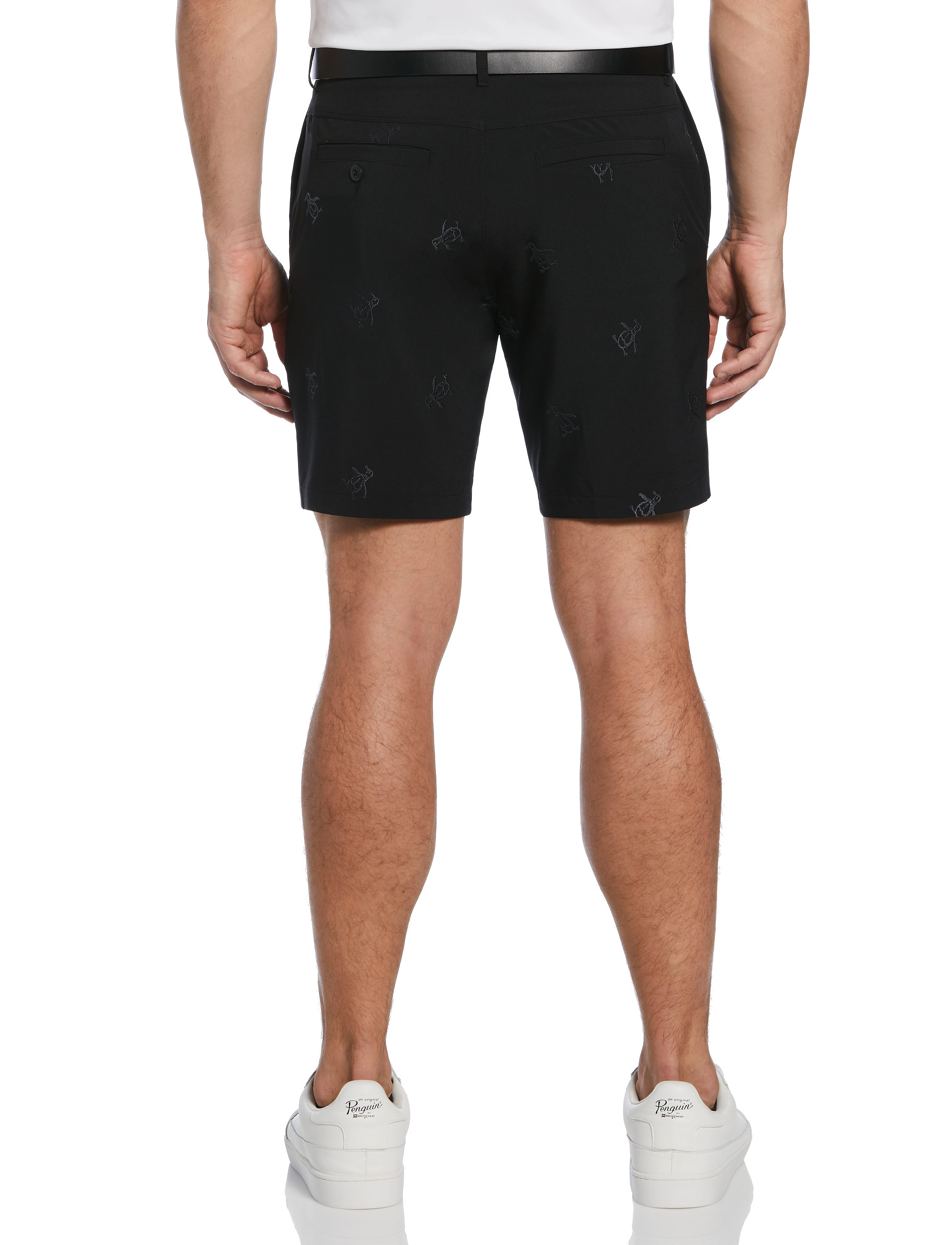 Original Penguin Golf - FF PETE EMBROIDERY SHORT - caviar - 3