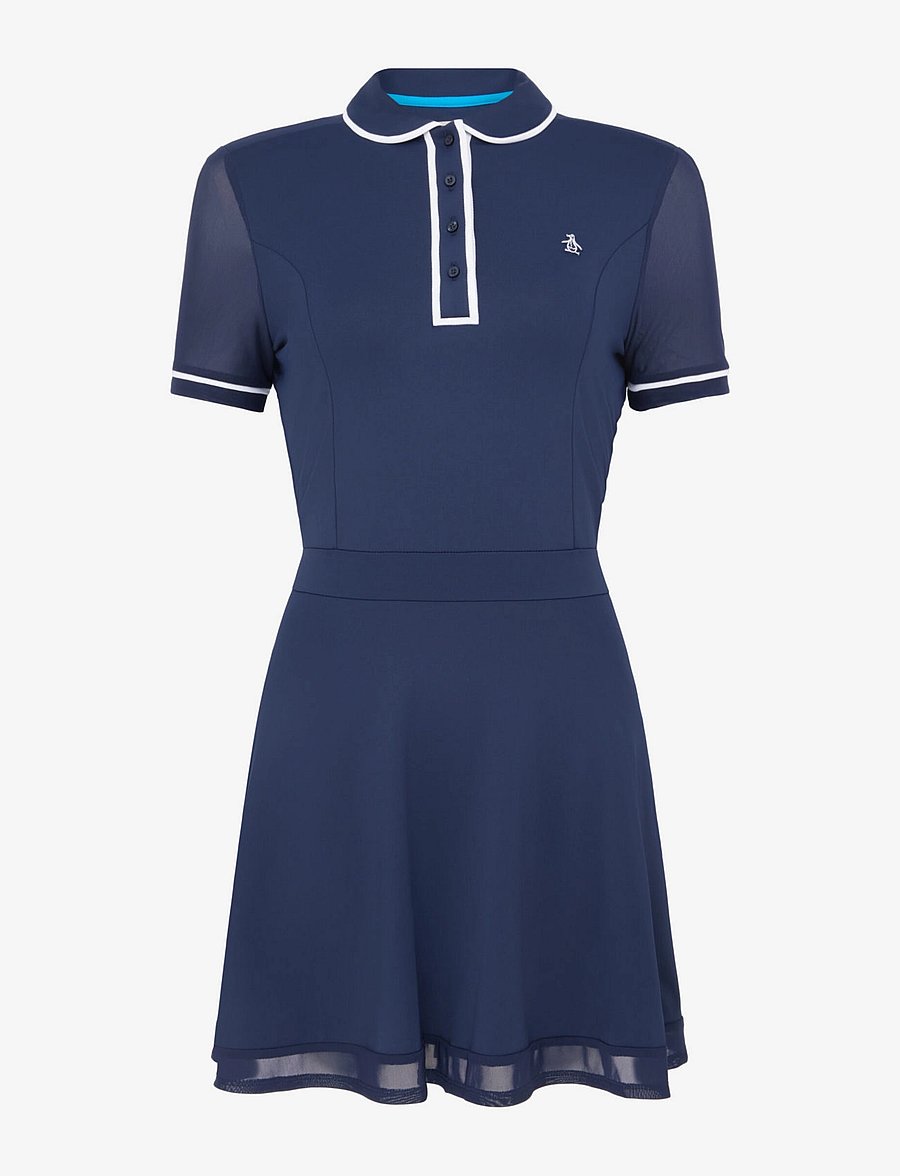 Original Penguin Golf - Veronica Dress - kleider & röcke - black iris - 1