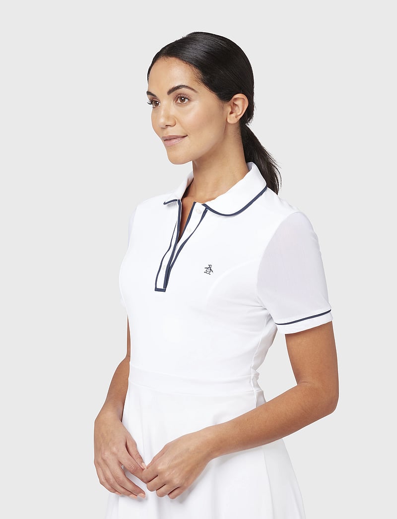 Original Penguin Golf - VERONICA DRESS - kjoler & nederdele - bright white - 4