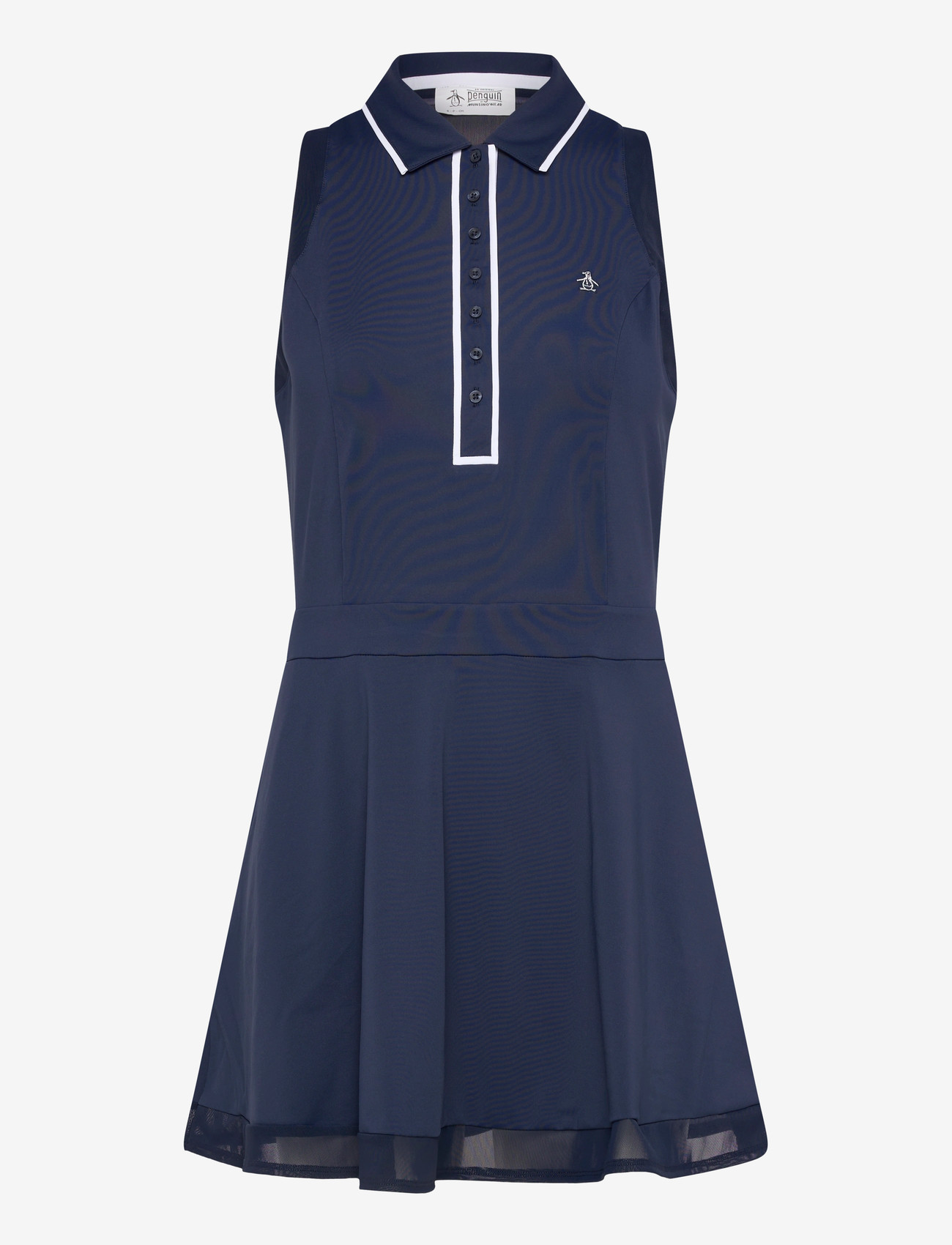 Original Penguin Golf - Sleeveless Veronica Golf Dress with Shorts - kleider & röcke - black iris - 0