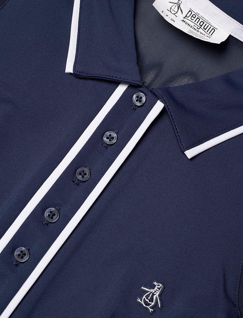 Original Penguin Golf - Sleeveless Veronica Golf Dress with Shorts - kleider & röcke - black iris - 4