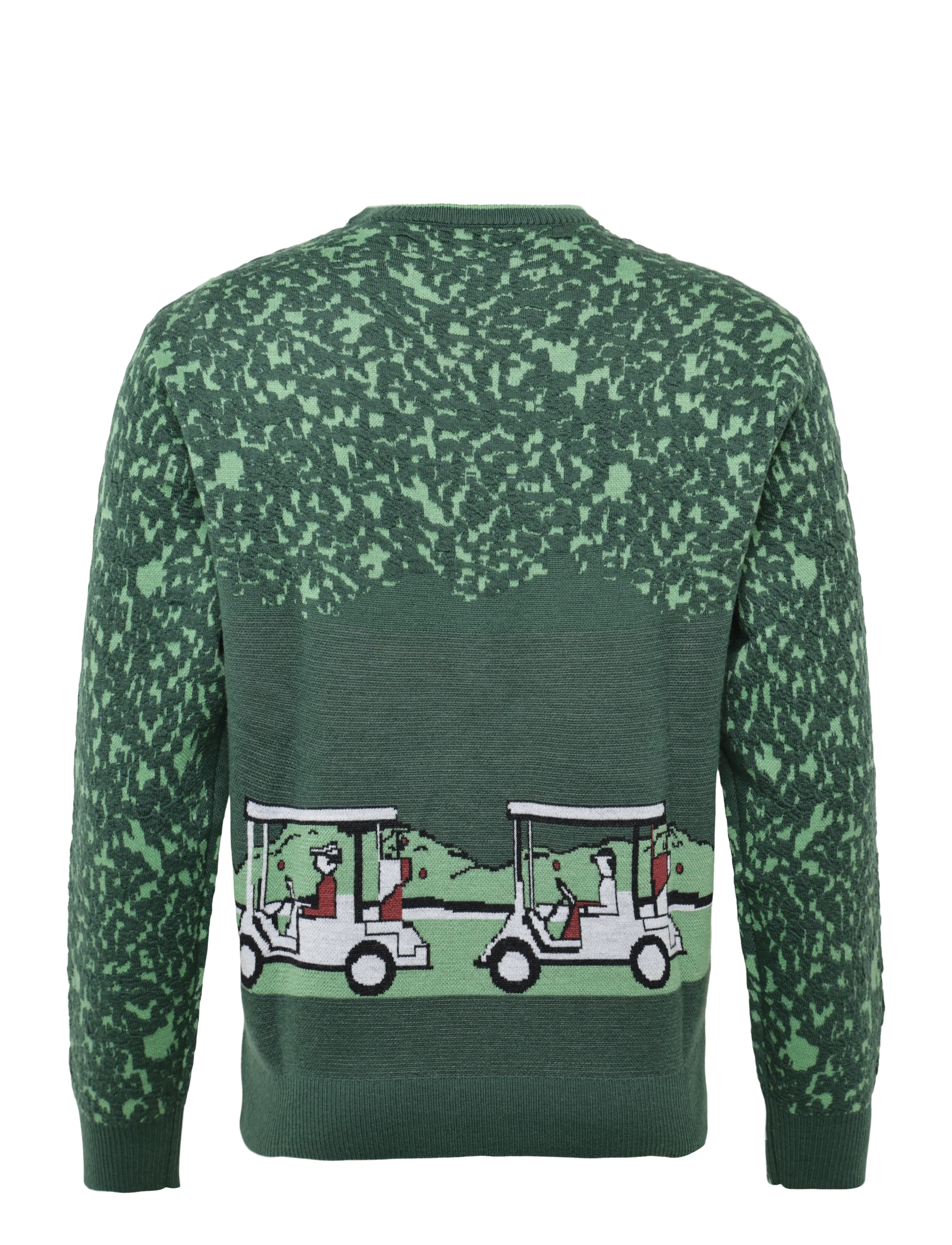 Original Penguin Golf - GOLF CART JACQUARD SWEATER - camping green - 1