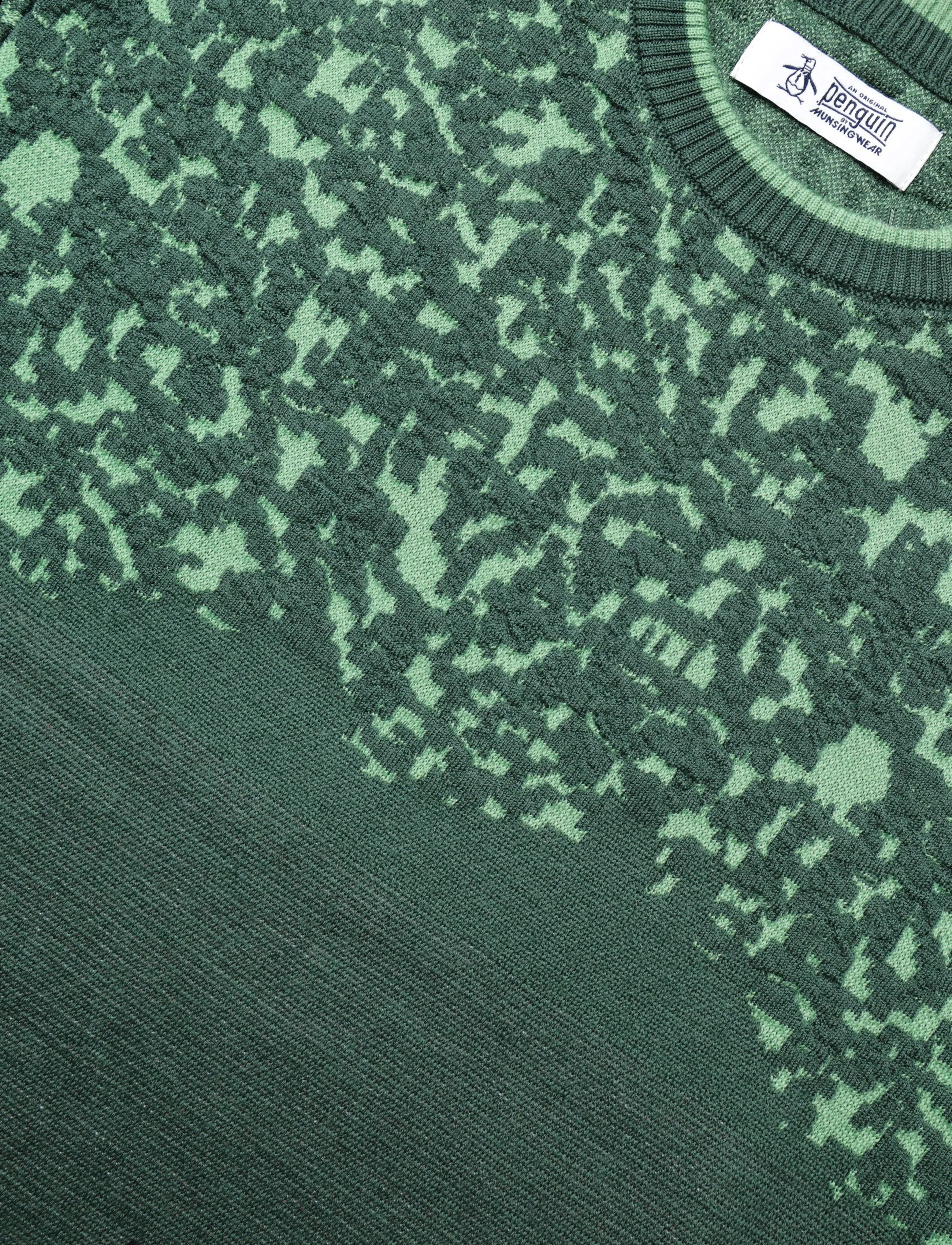 Original Penguin Golf - GOLF CART JACQUARD SWEATER - camping green - 2