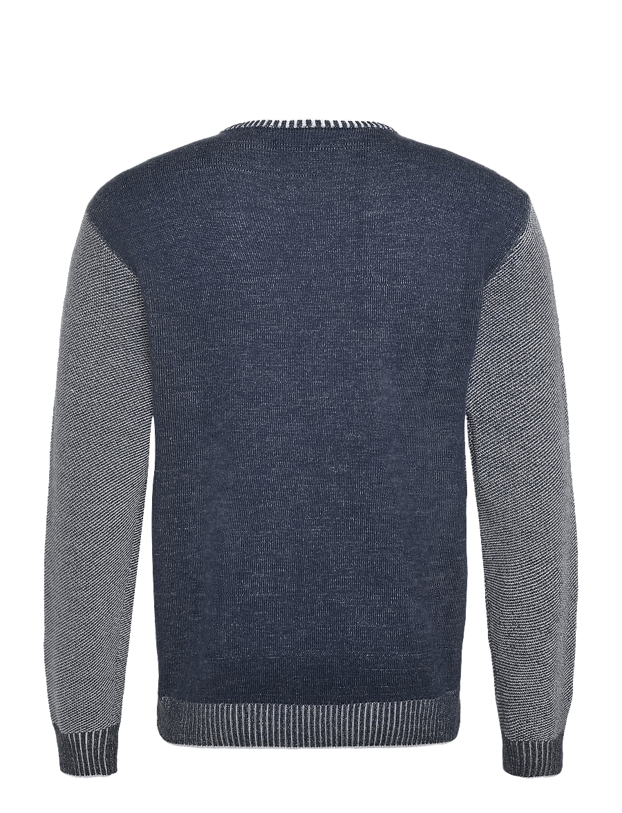 Original Penguin Golf - GOLF TOURNAMENT JACQUARD SWEATER - black iris - 1
