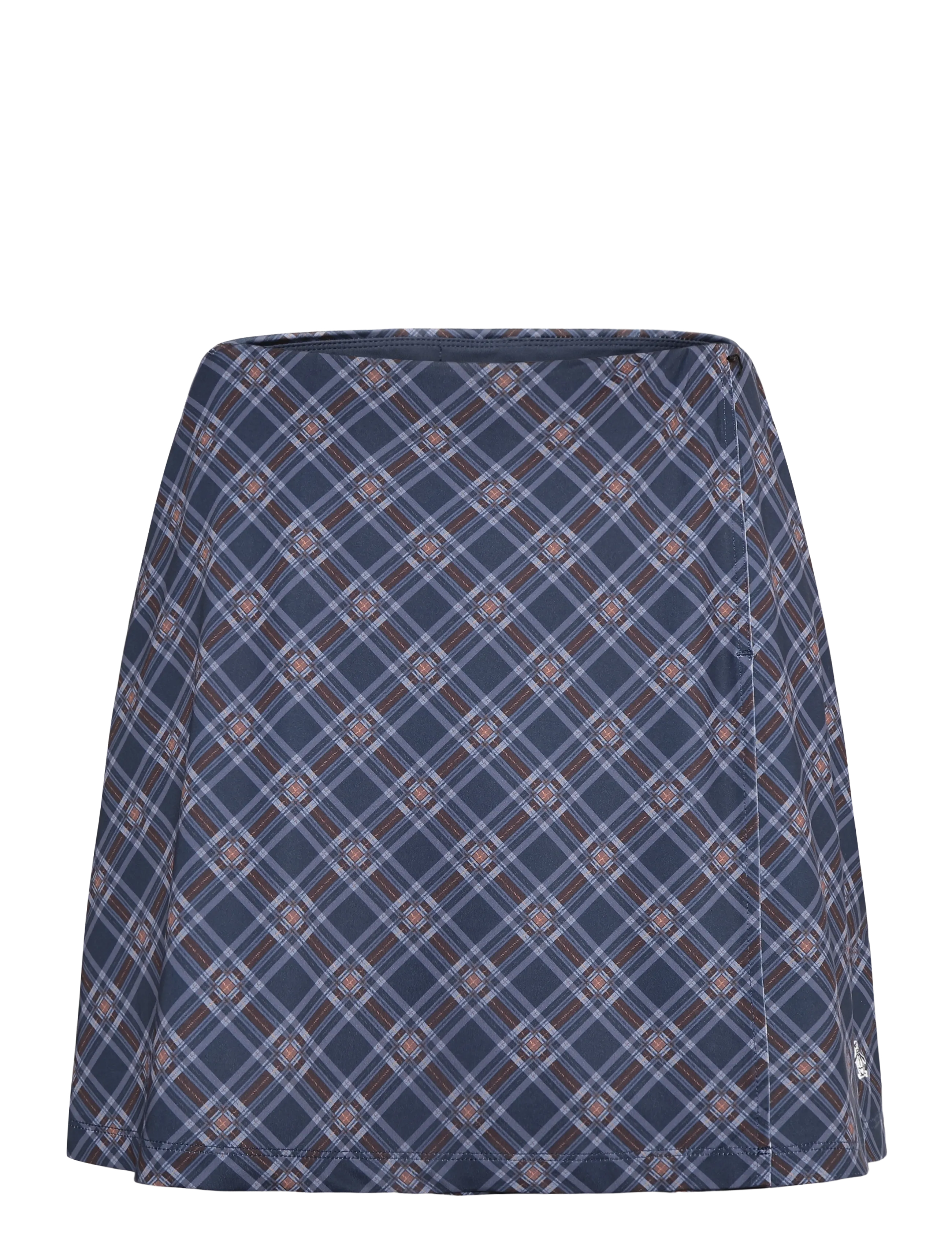 Original Penguin Golf PLAID WRAP SKORT - Kleidung - BLACK IRIS / navy