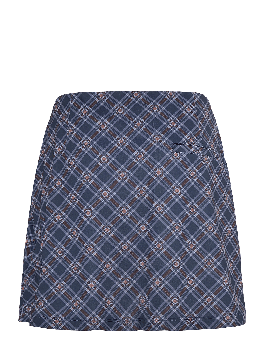 Original Penguin Golf - PLAID WRAP SKORT - skorts - black iris - 1