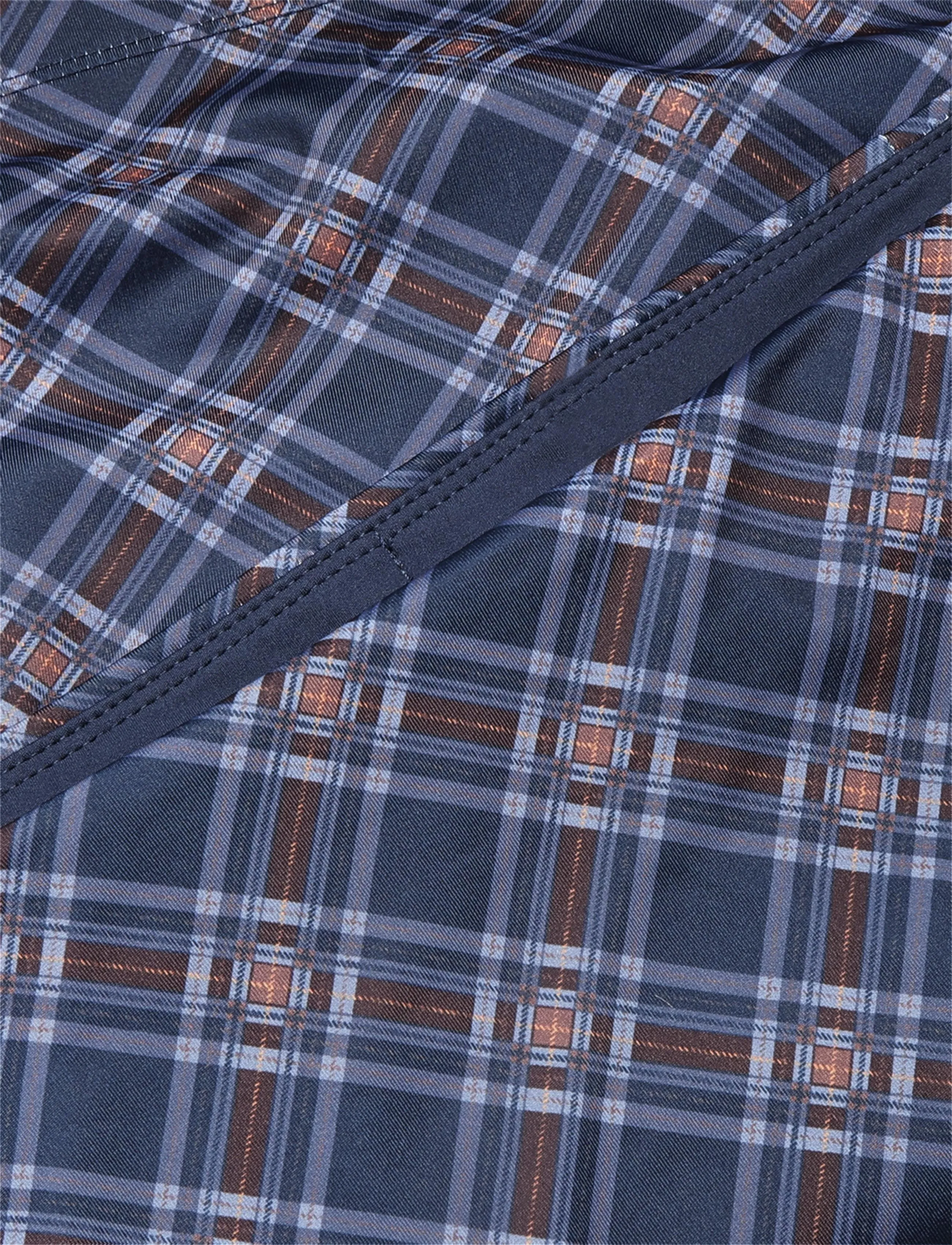 Original Penguin Golf - PLAID WRAP SKORT - skorts - black iris - 2