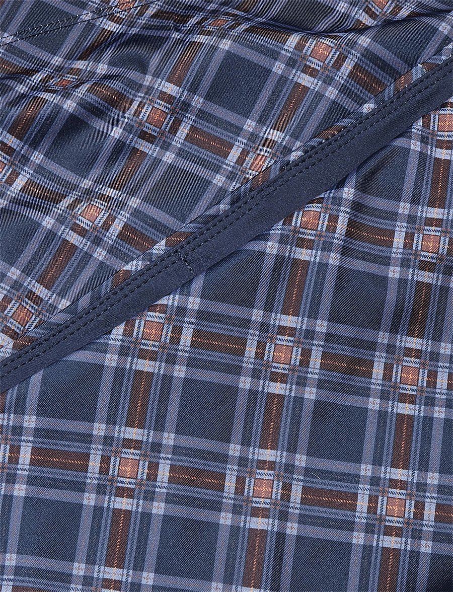 Original Penguin Golf - PLAID WRAP SKORT - skorts - black iris - 2