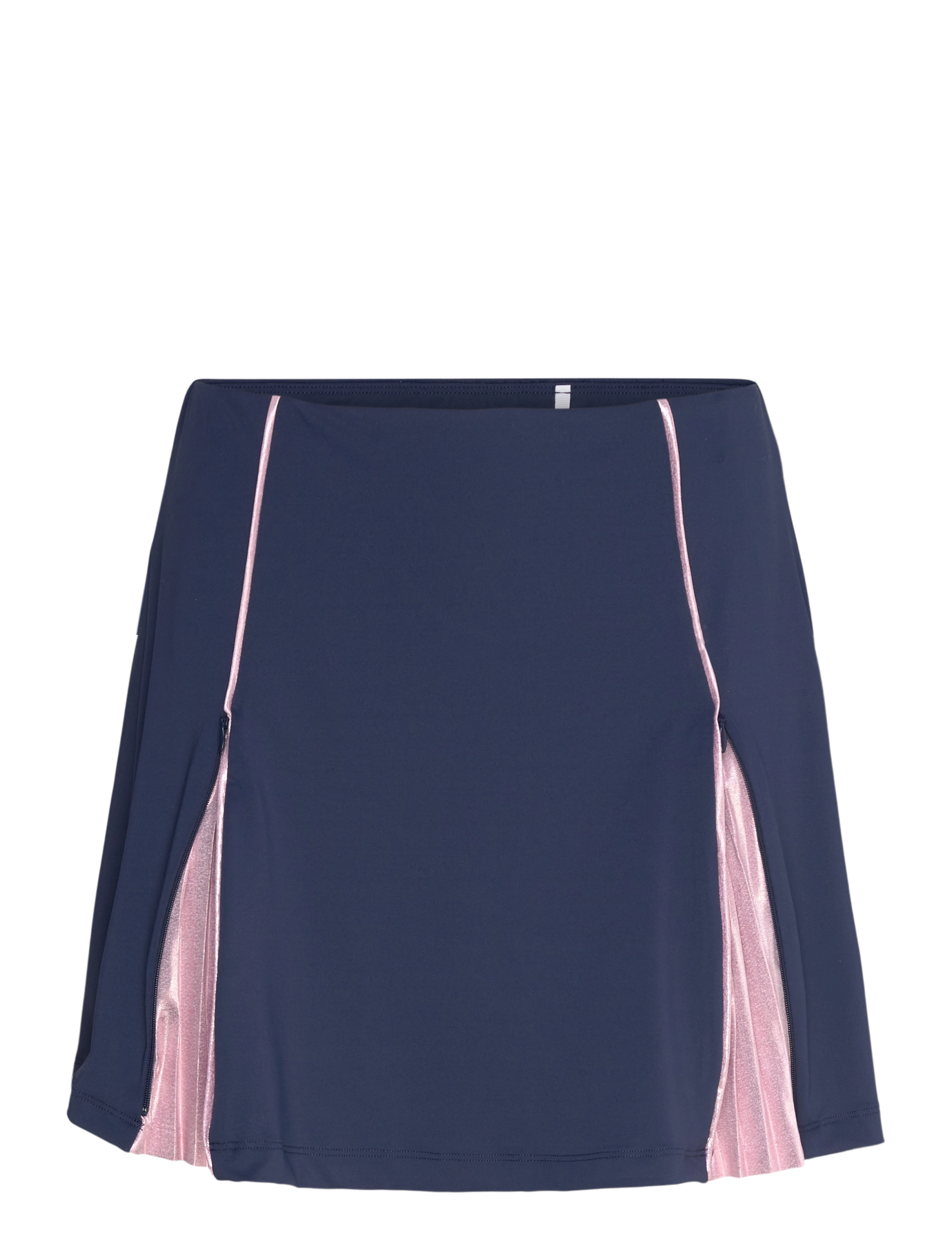 Original Penguin Golf - HIGH WAIST COLOUR BLOCK SKORT 16" - sportiniai sijonai - black iris - 1