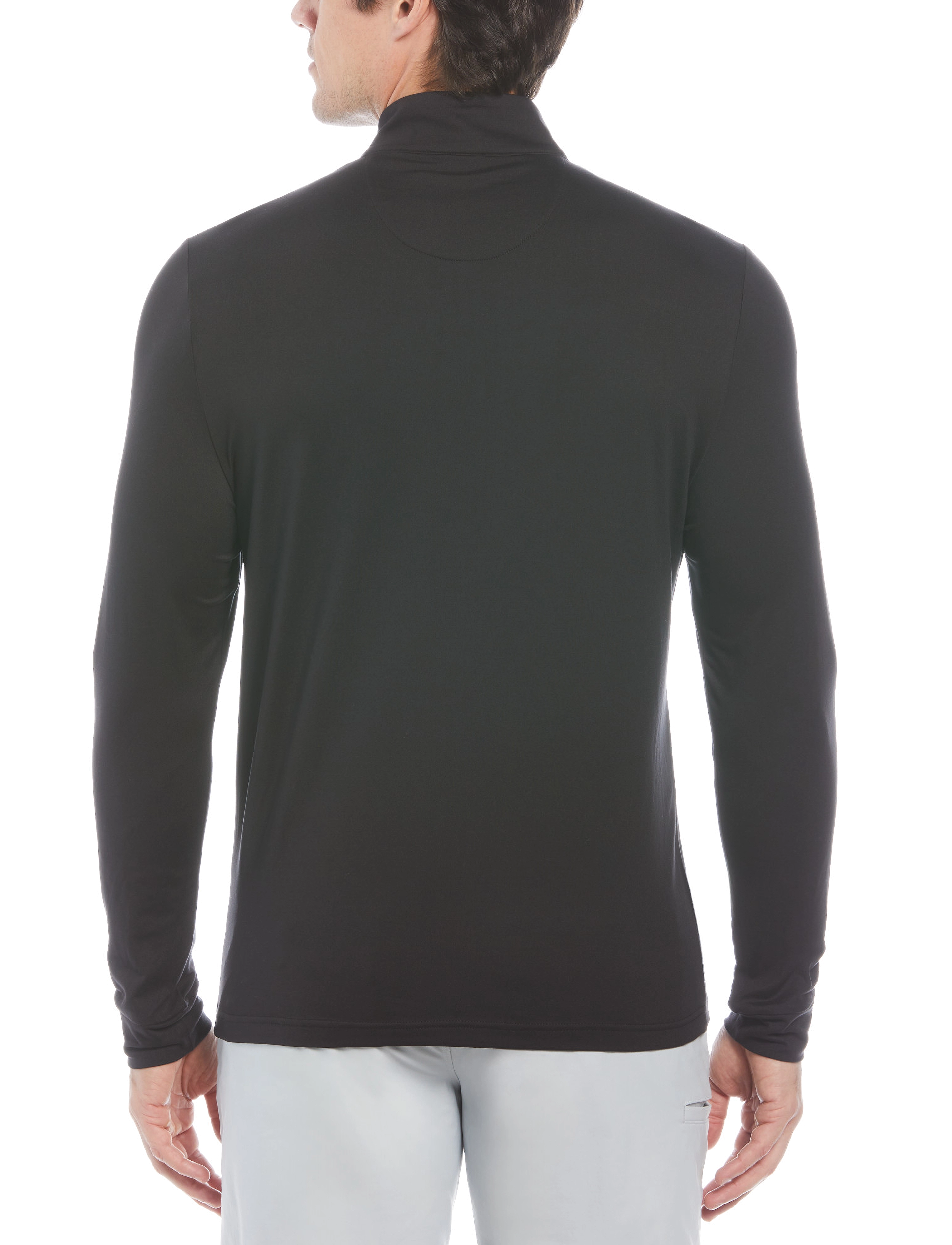 Original Penguin Golf - L/S LIGHTWEIGHT1/4 ZIP PULLOVER - caviar - 3