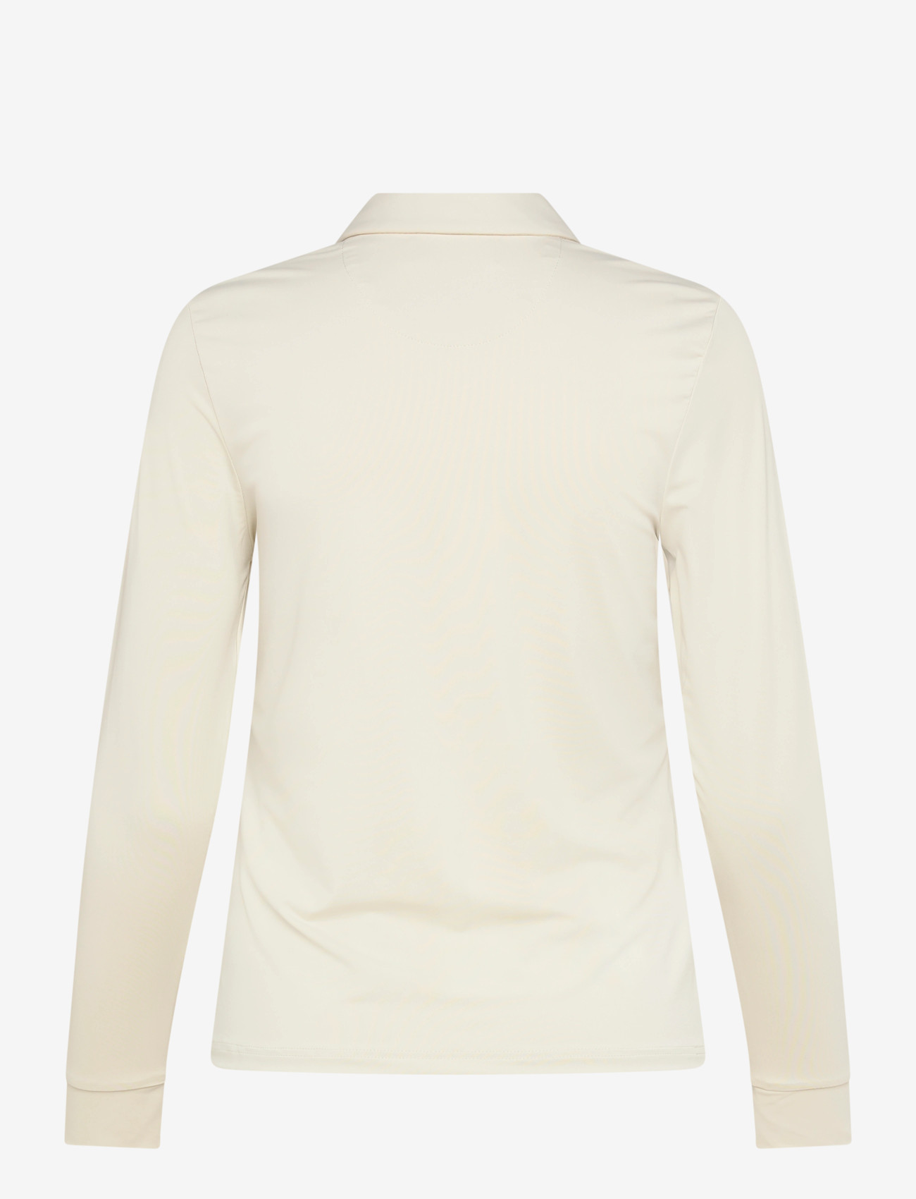 Original Penguin Golf - Long Sleeve Polo with Power Mesh Yoke - polos - silver birch - 1