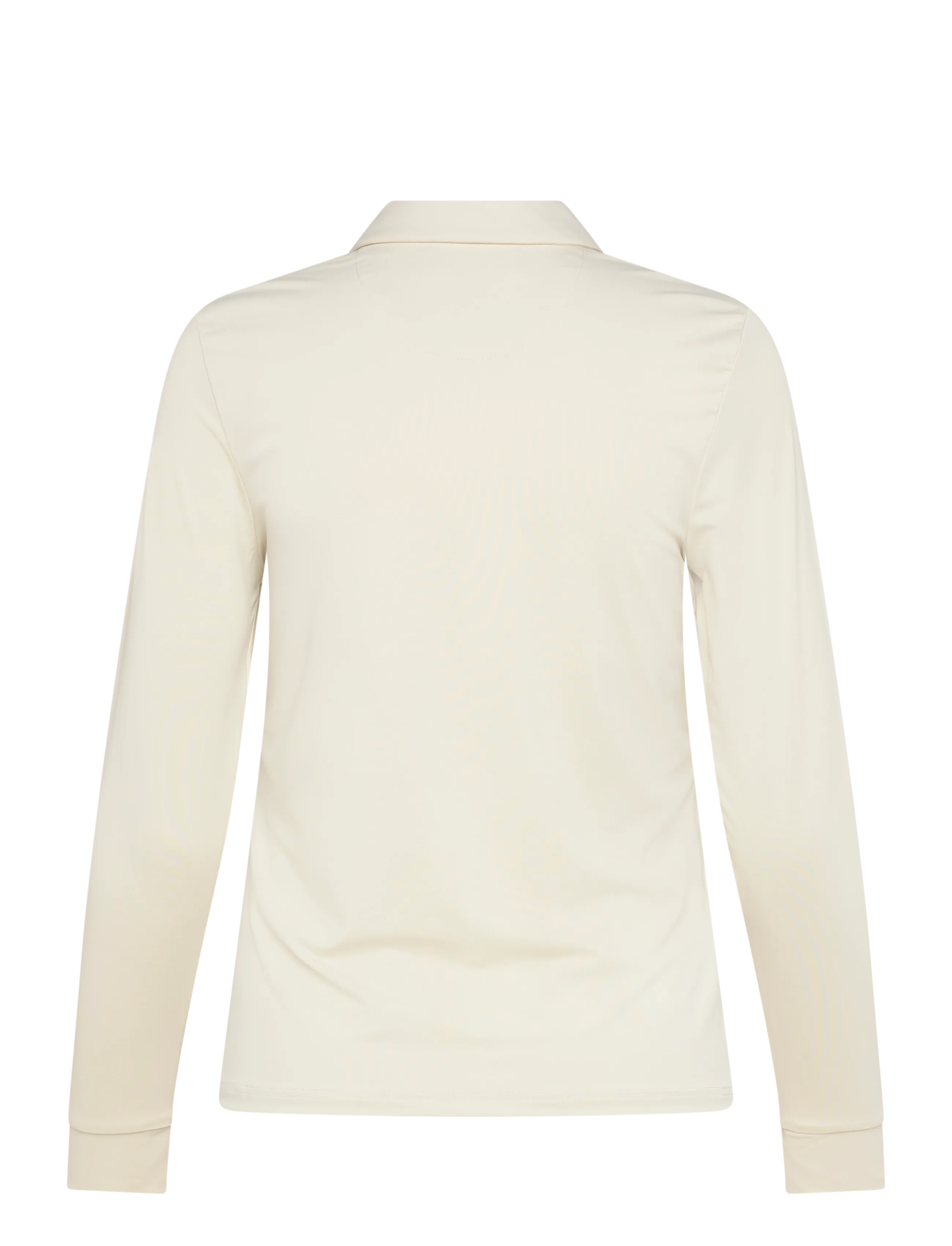 Original Penguin Golf - Long Sleeve Polo with Power Mesh Yoke - toppe & t-shirts - silver birch - 1