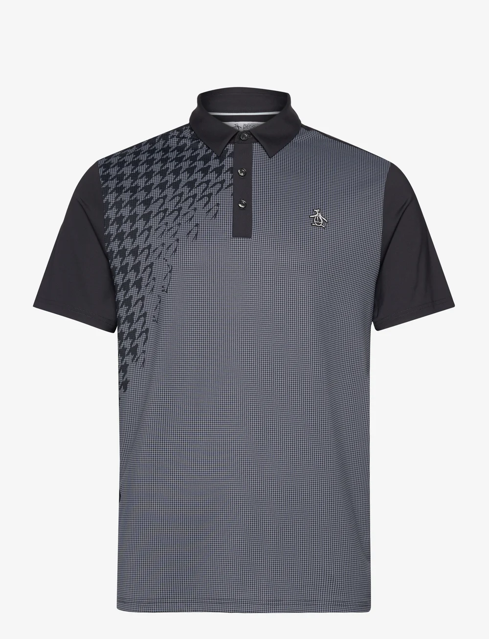 Penguin Original Colourblock Golf Polo Shirt - Caviar Penguin Original Colourblock Golf Polo Shirt - Caviar