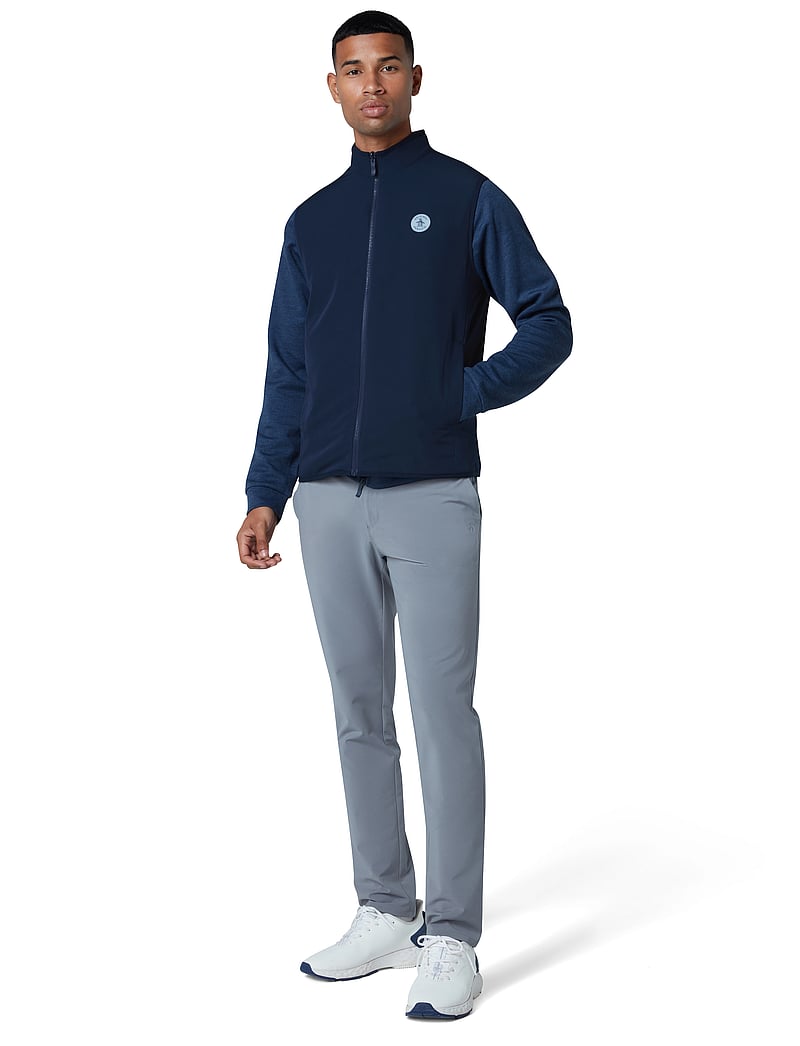 Original Penguin Golf - Lightweight Mixed Media Reversible Vest - outdoor - black iris - 0