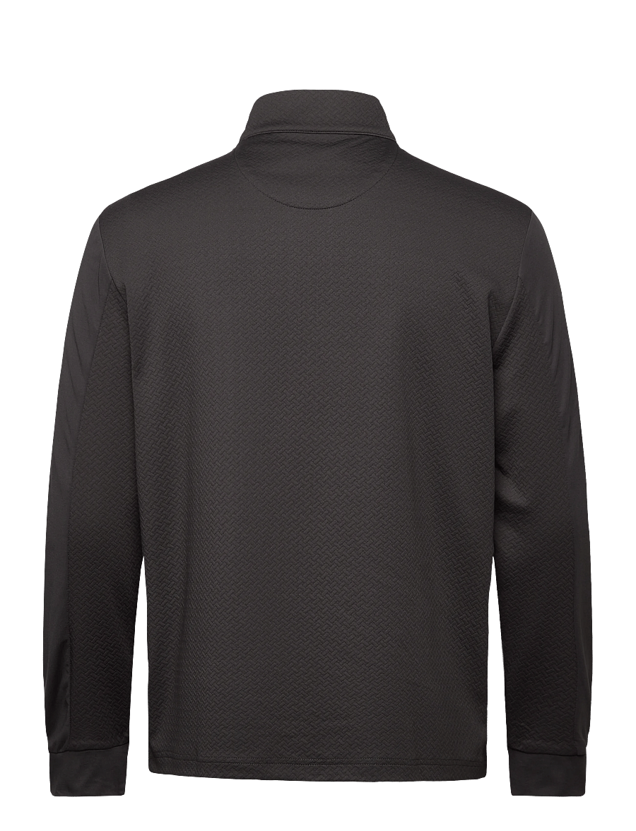 Original Penguin Golf - Lightweight 1/4-Zip Mixed Media Pullover - fleece & midlayer - asphalt - 2