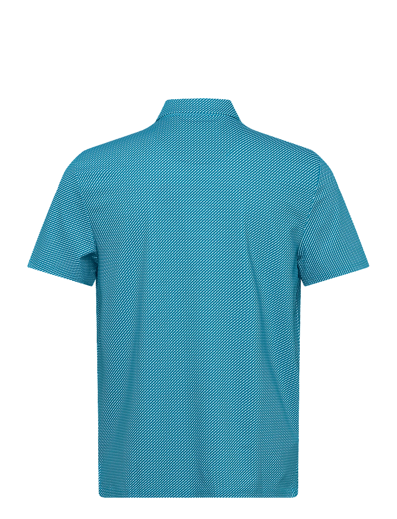 Original Penguin Golf - Dimensional Pete Tee Twill Print - tops & t-shirts - caribbean sea - 2