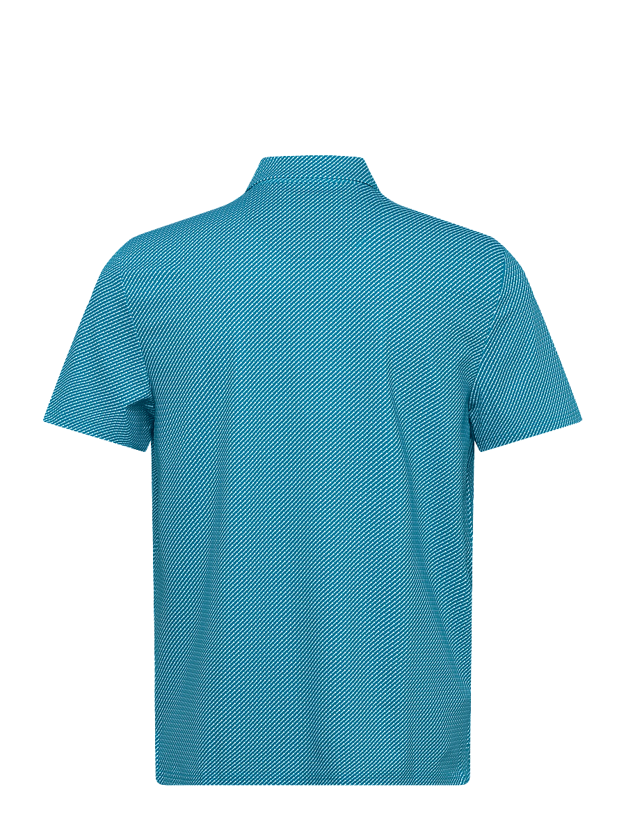 Original Penguin Golf - Dimensional Pete Tee Twill Print - polo's - caribbean sea - 2