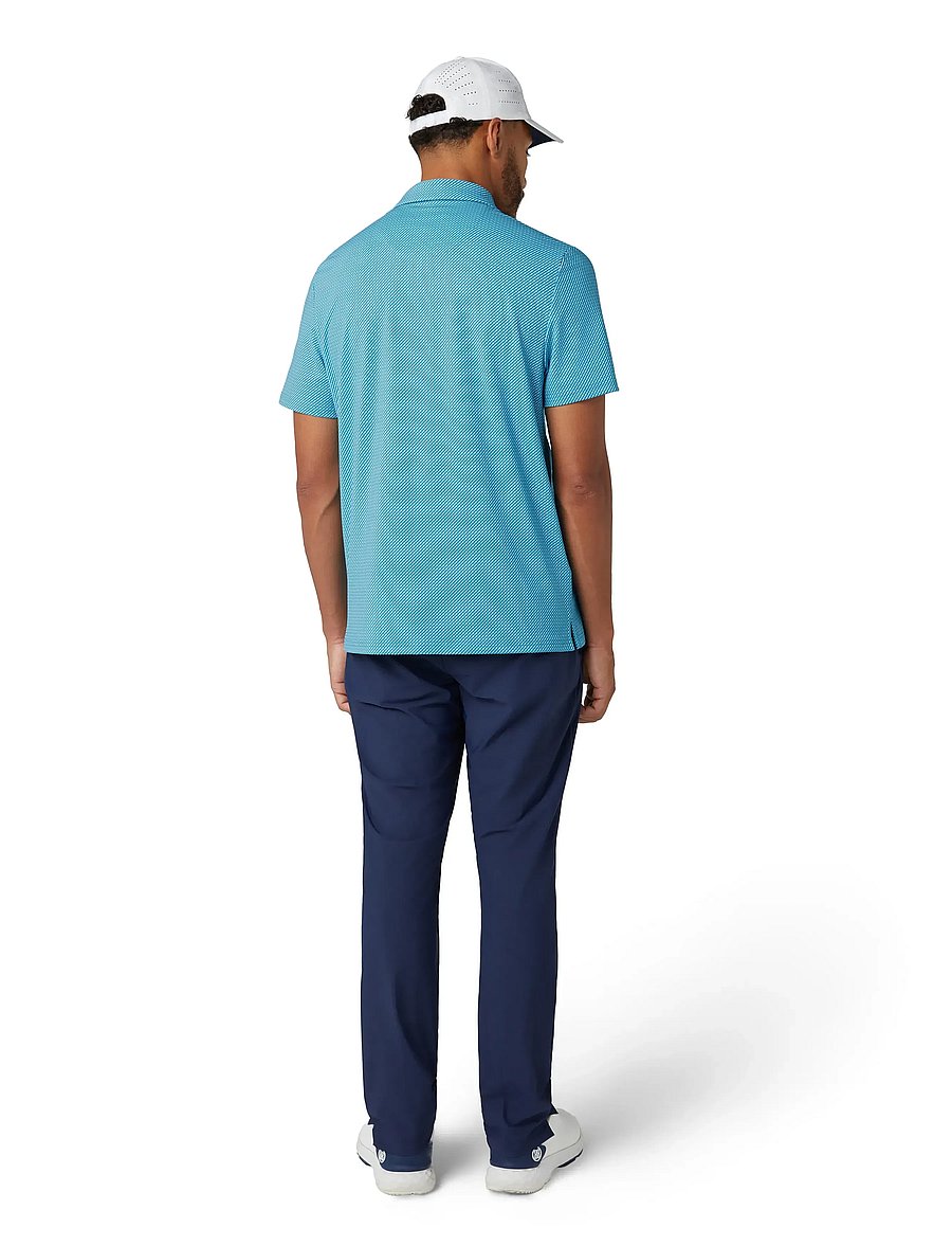 Original Penguin Golf - Dimensional Pete Tee Twill Print - polo's - caribbean sea - 3