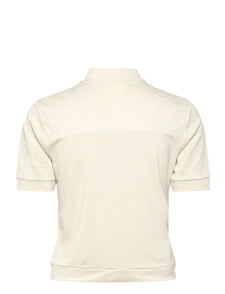 Original Penguin Golf - Laser Cut Floral Top - t-shirts - silver birch - 2