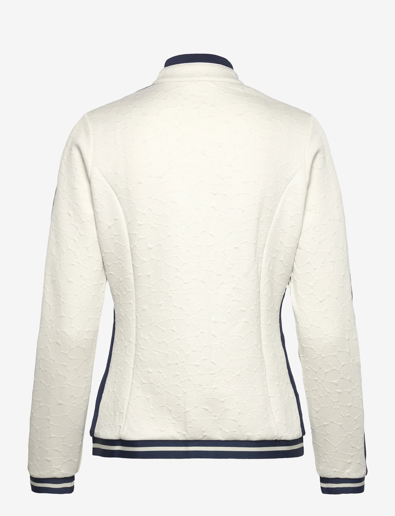 Original Penguin Golf - Knit Embossed Floral Colourblock Jacket - golf jackets - silver birch - 2