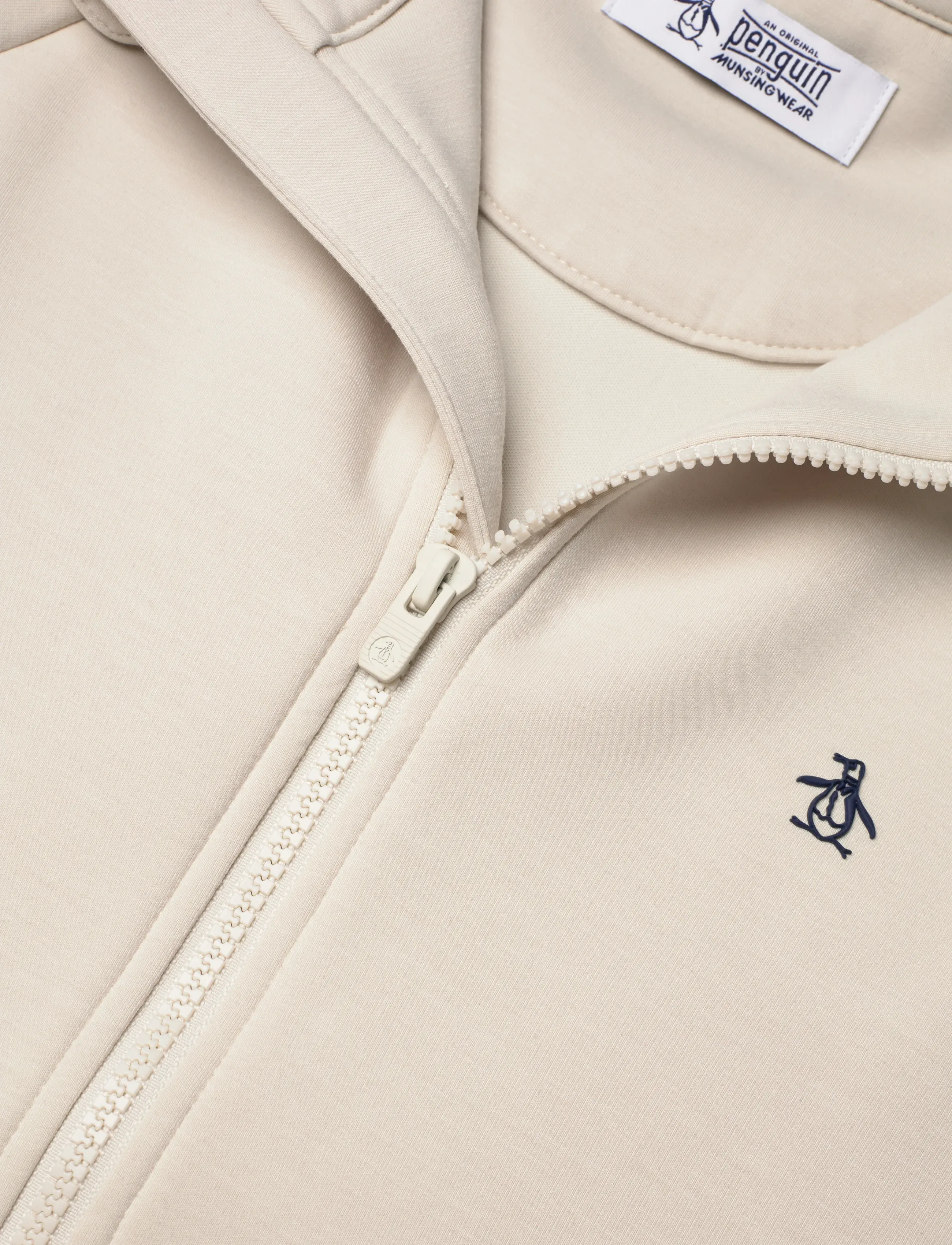 Original Penguin Golf - Full Zip Textured Knit Jacket - golf-jacken - silver birch heather - 2