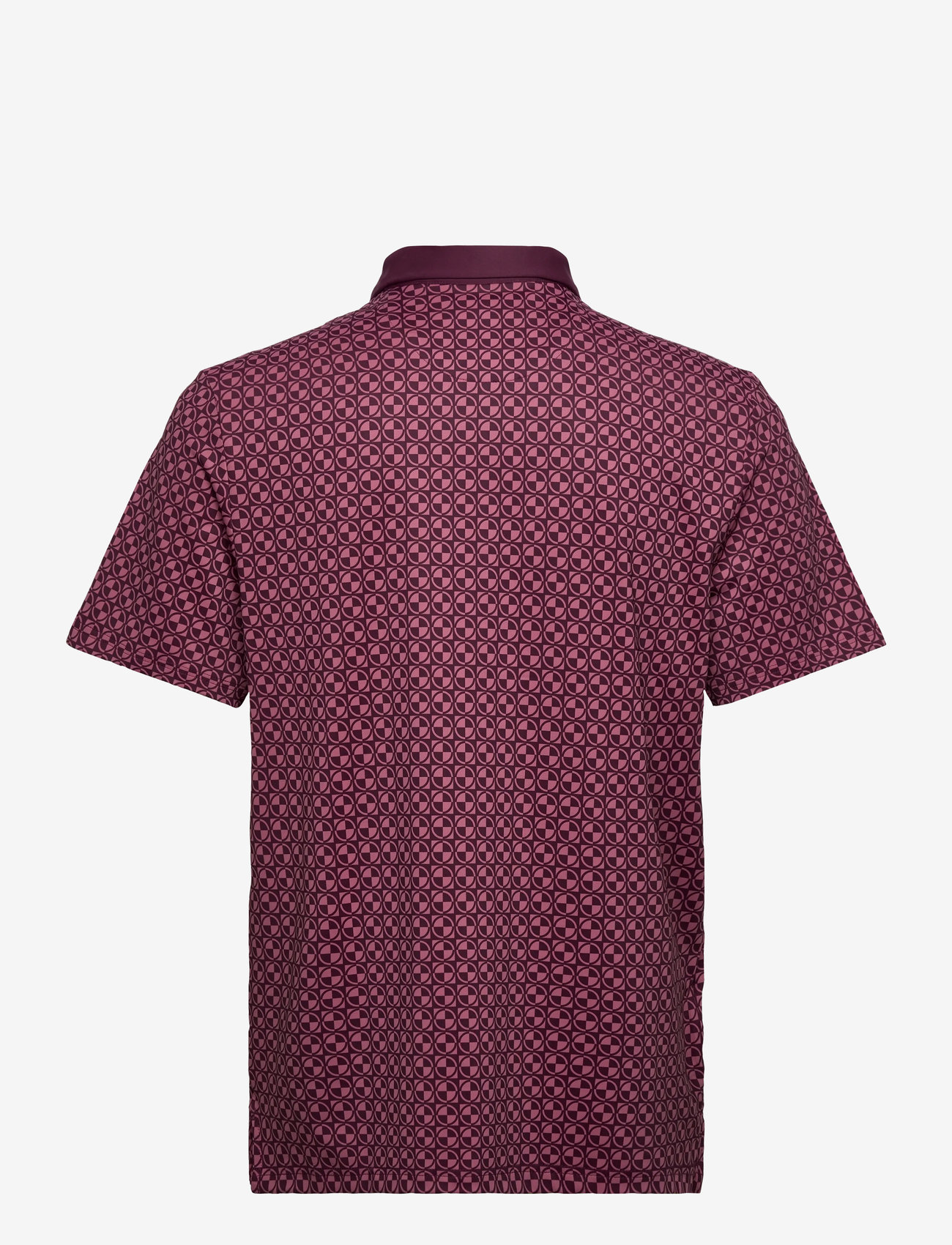Original Penguin Golf - Pete's Check Print Polo - mauve wine - 2