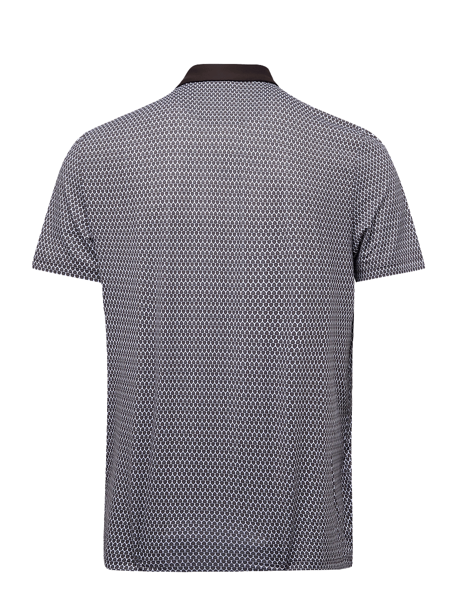 Original Penguin Golf - GUITAR PICK PRINTED POLO - alussärgid ja t-särgid - chocolate torte - 1