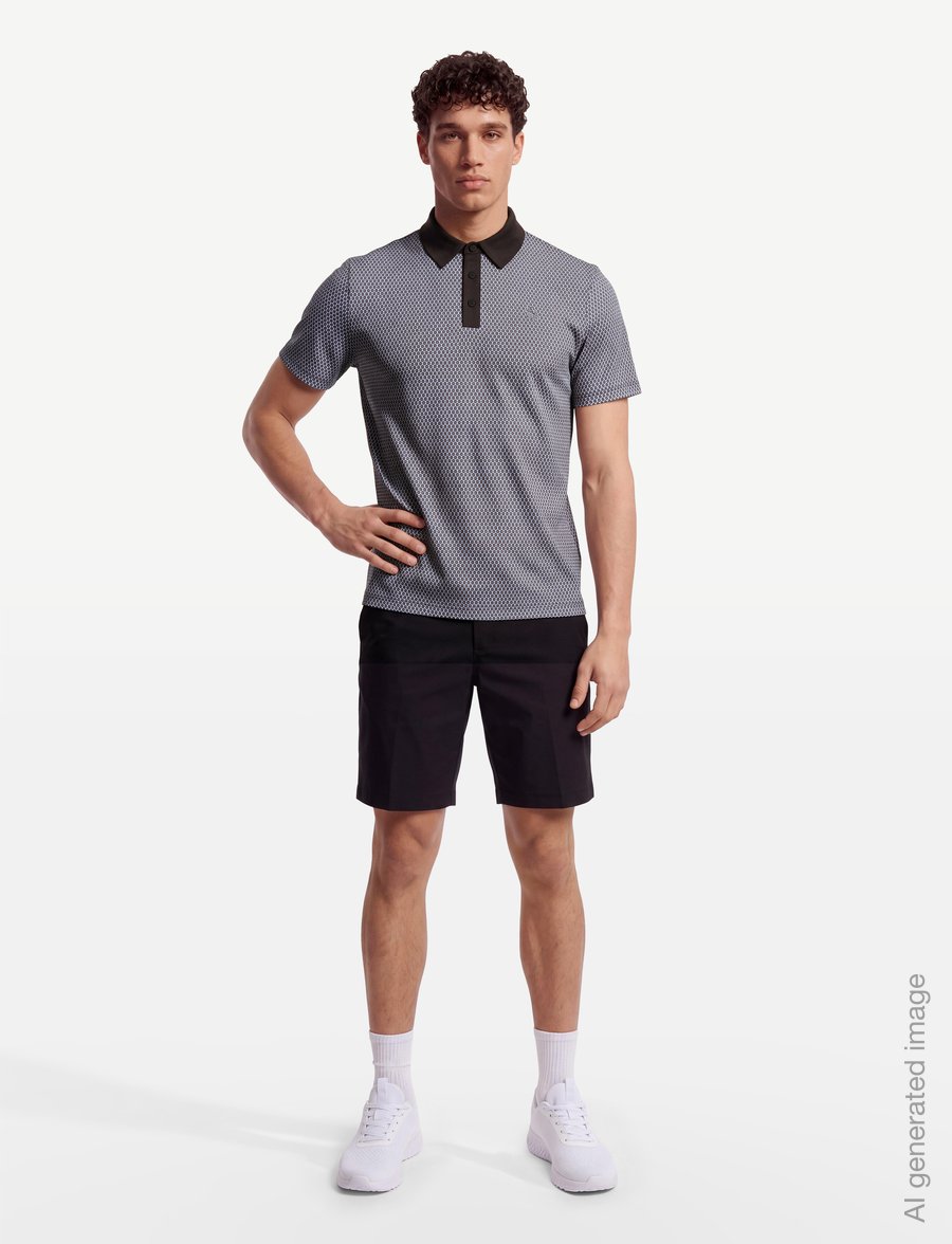 Original Penguin Golf - GUITAR PICK PRINTED POLO - alussärgid ja t-särgid - chocolate torte - 0