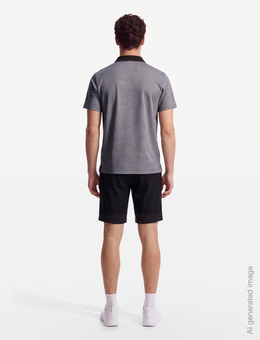 Original Penguin Golf - GUITAR PICK PRINTED POLO - alussärgid ja t-särgid - chocolate torte - 4