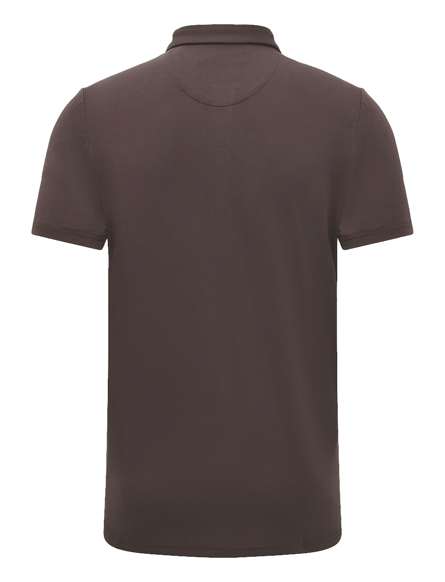 Original Penguin Golf - ARCHIVE GEO JACQUARD POLO - chocolate torte - 1