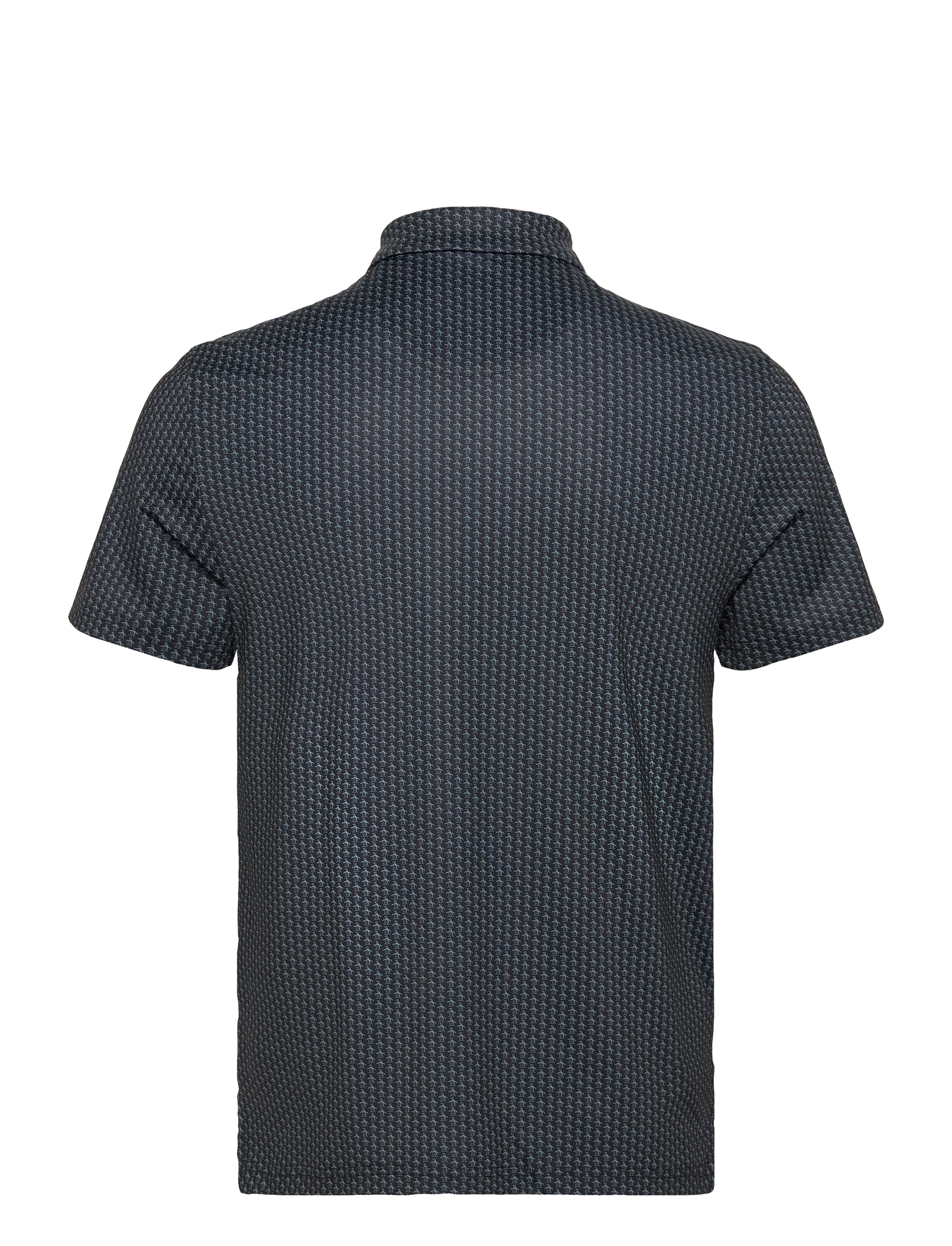 Original Penguin Golf - SS ALL-OVER PETE PRINTED POLO - caviar - 1