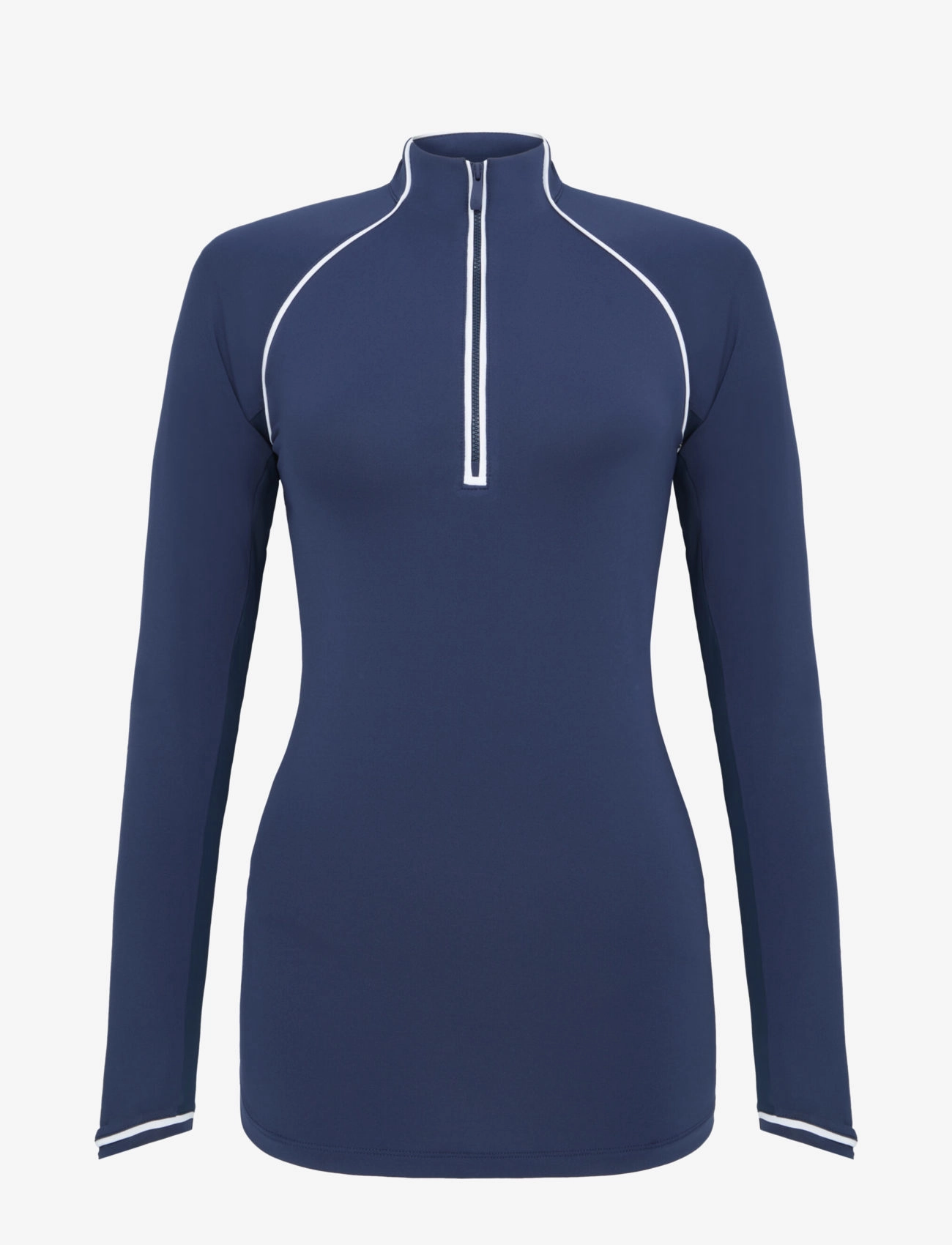 ORIGINAL PENGUIN GOLF Solid 1/4 Zip Sun Protection Oberteil Blau - S - Damen