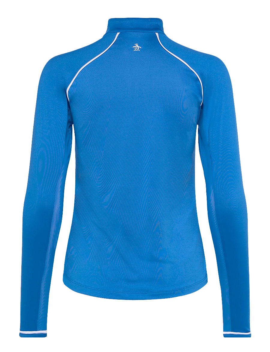 Original Penguin Golf - SOLID 1/4 ZIP SUN PROTECTION TOP - sweatshirts - french blue - 1