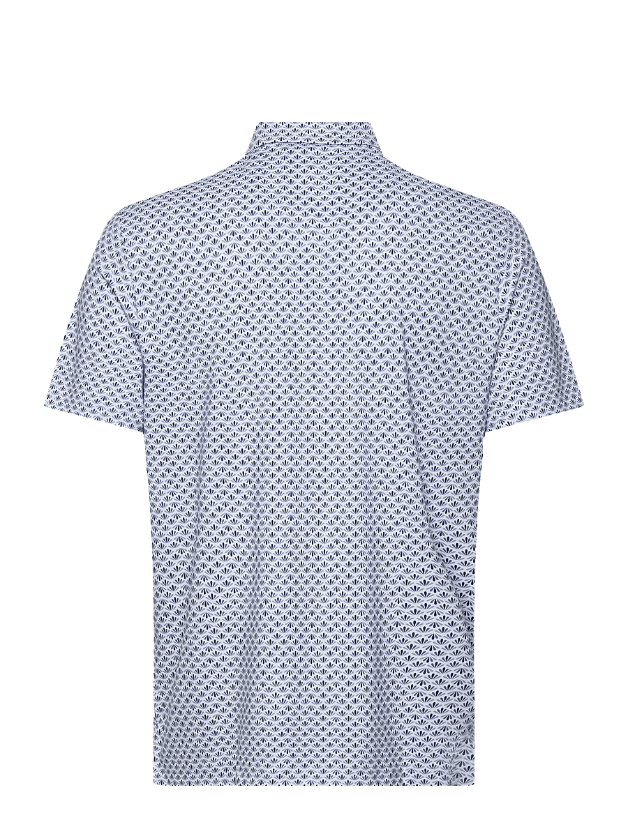 Original Penguin Golf - Retro Geo Print Polo - alussärgid ja t-särgid - black iris - 1