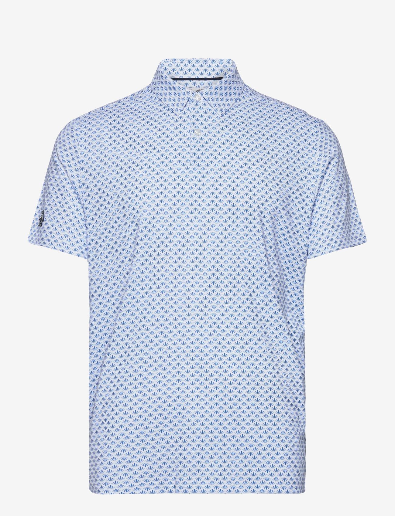 Original Penguin Golf - Retro Geo Print - oberteile & t-shirts - french blue - 0
