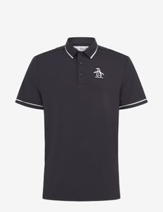Heritage piped polo with oversized logo, Original Penguin Golf